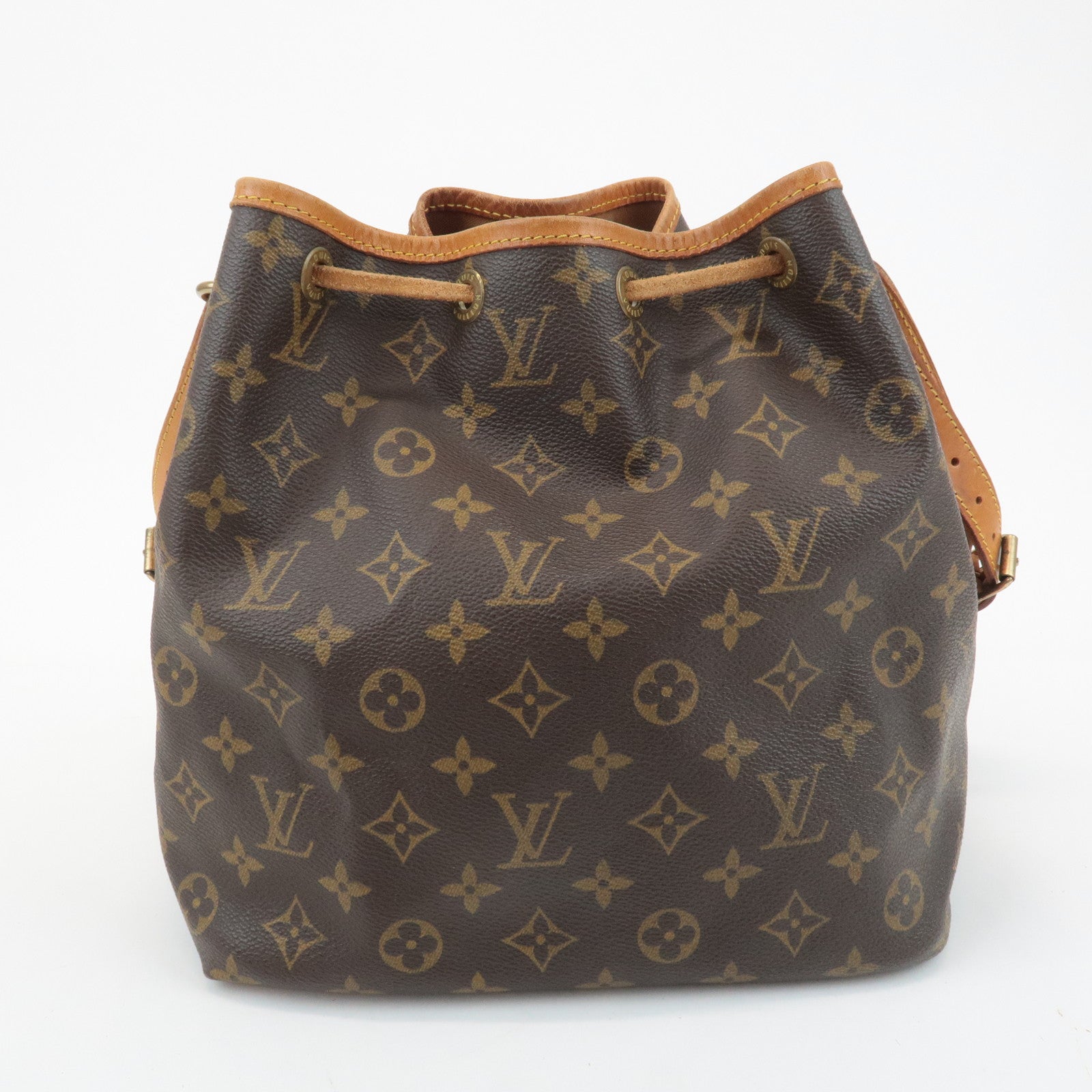 Louis Vuitton Monogram Petit Noe Shoulder Bag Brown M42226 Used