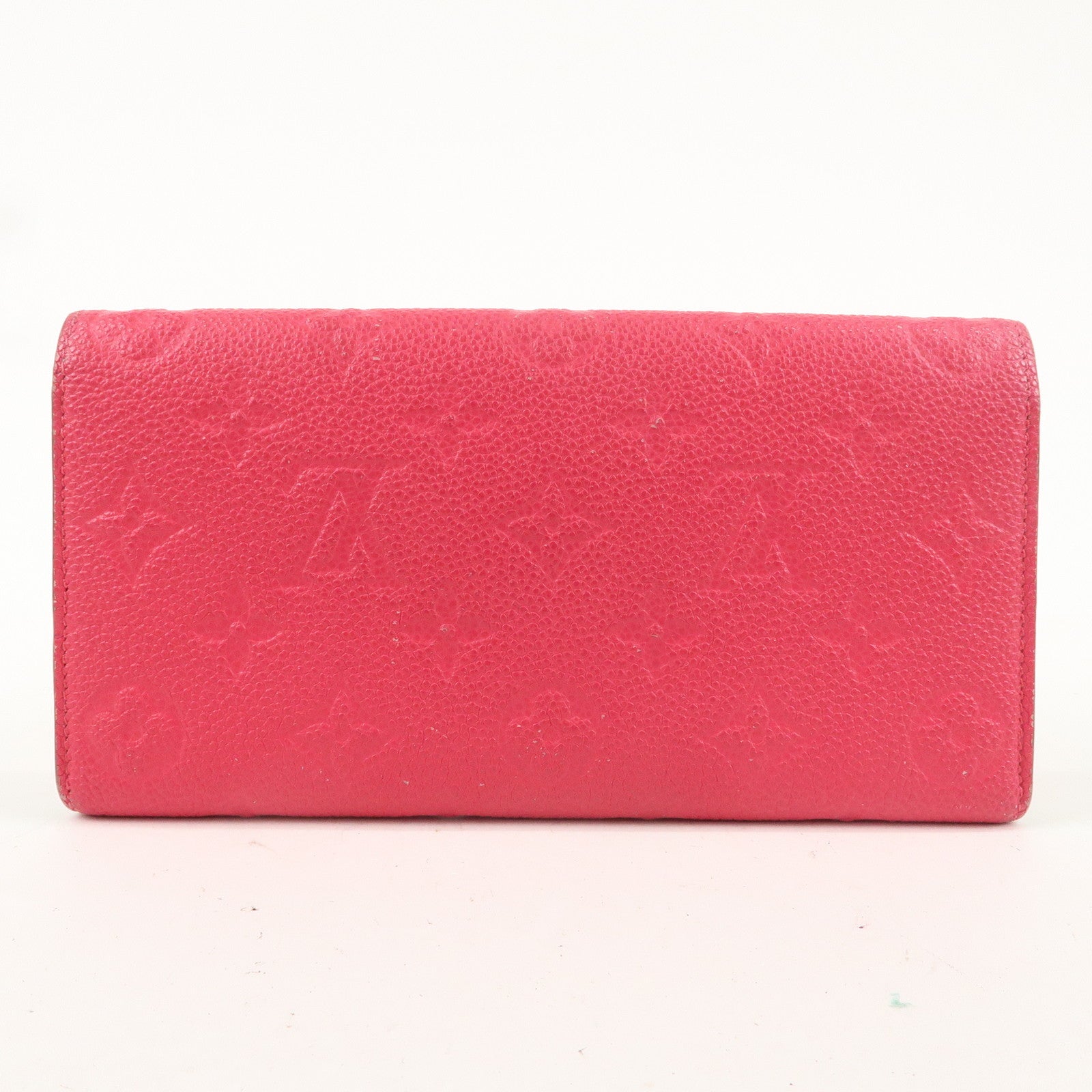 Louis Vuitton Monogram Empreinte Portefeuille Emily HotPink M62371