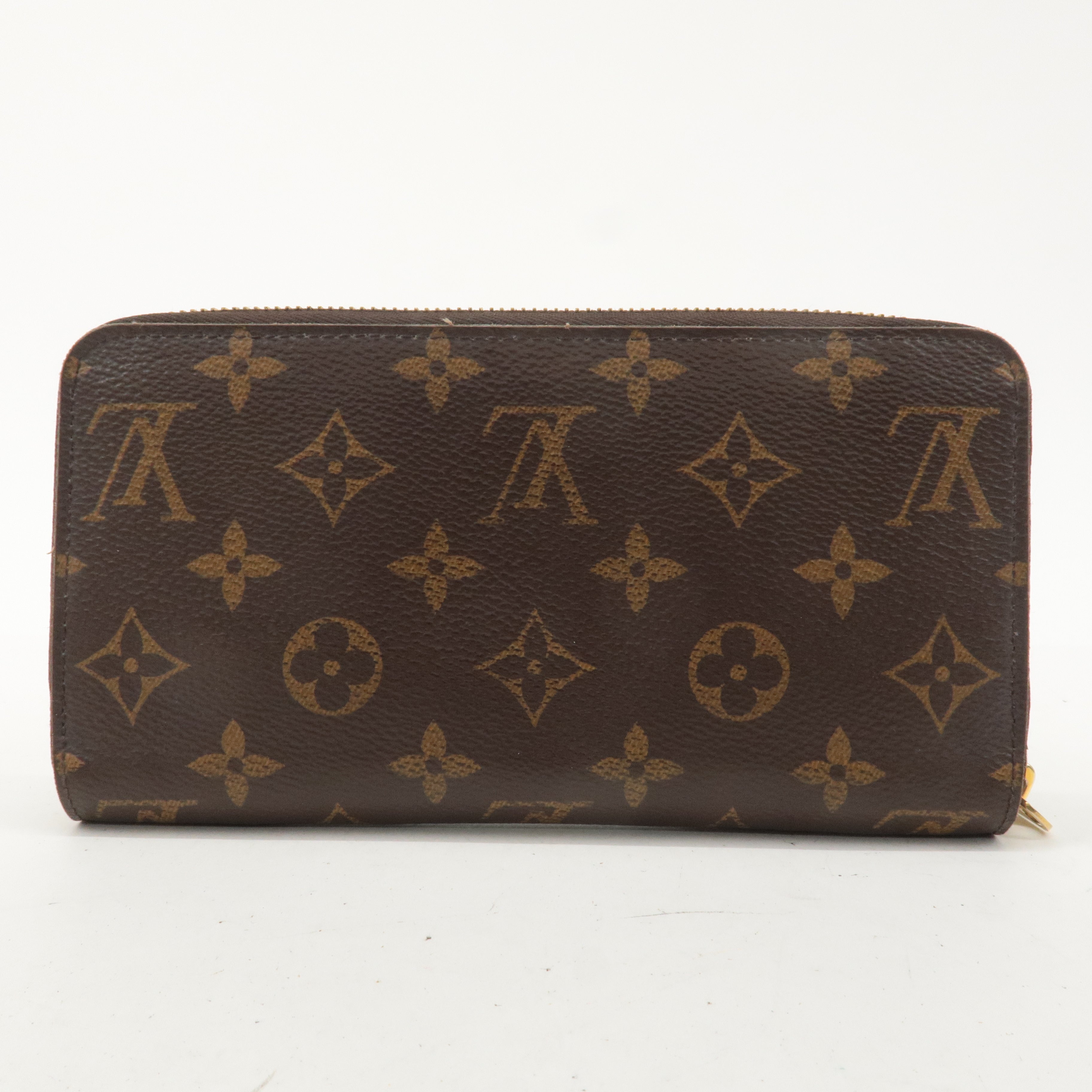 Louis Vuitton Monogram Zippy Wallet Long Wallet Coquelicot M41896