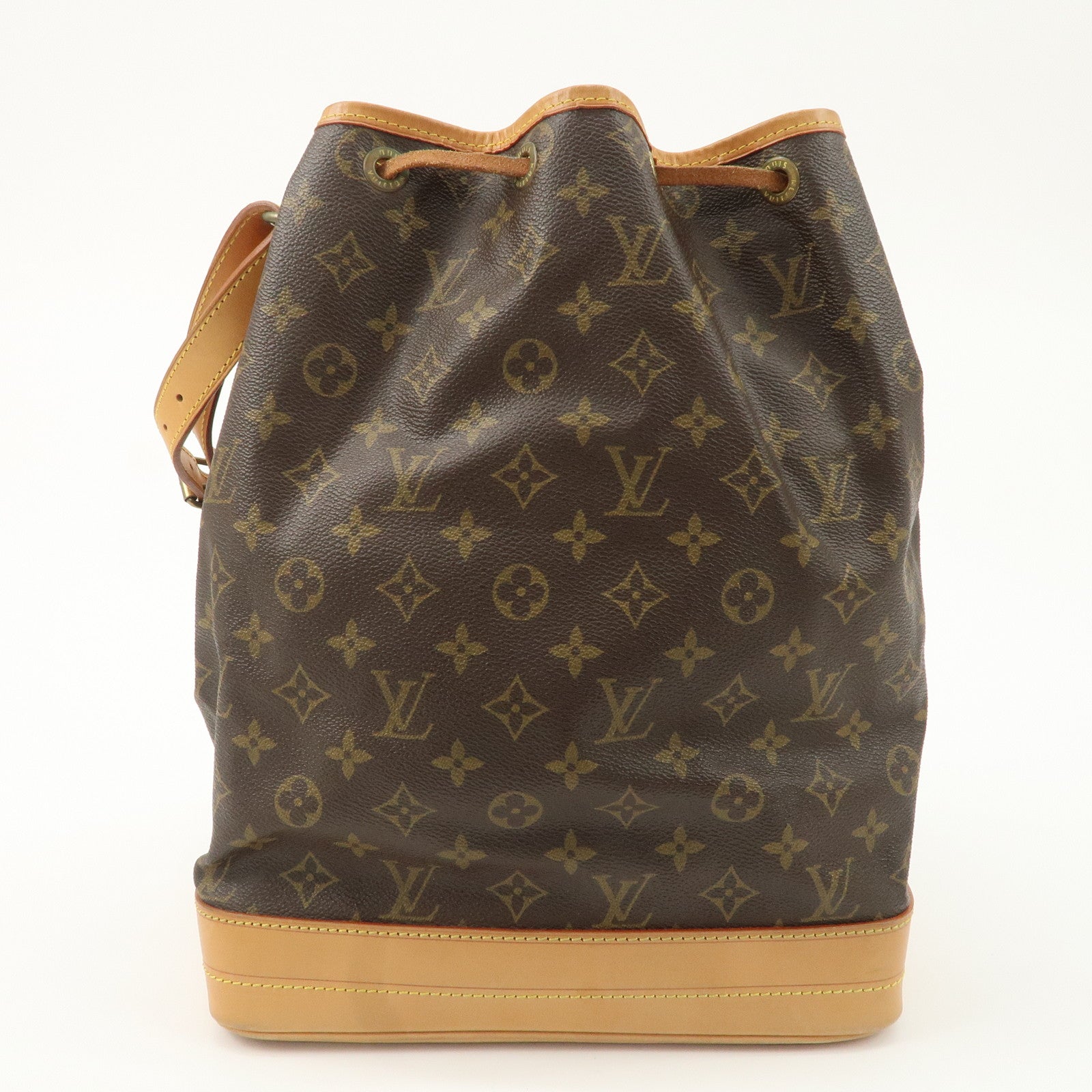 Louis Vuitton Monogram Noe Shoulder Bag Hand Bag Brown M42224 Used