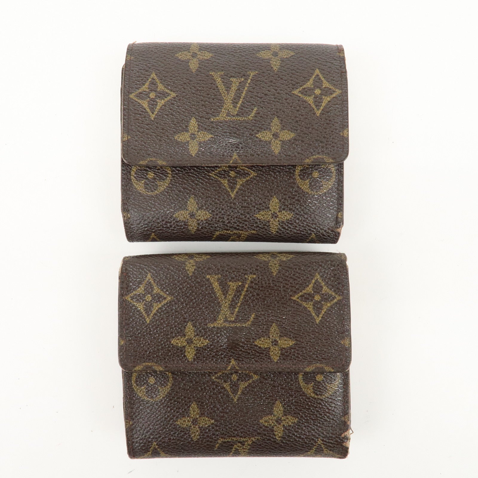 Louis Vuitton Monogram Set of 2 Bi-fold Wallet Brown M61654