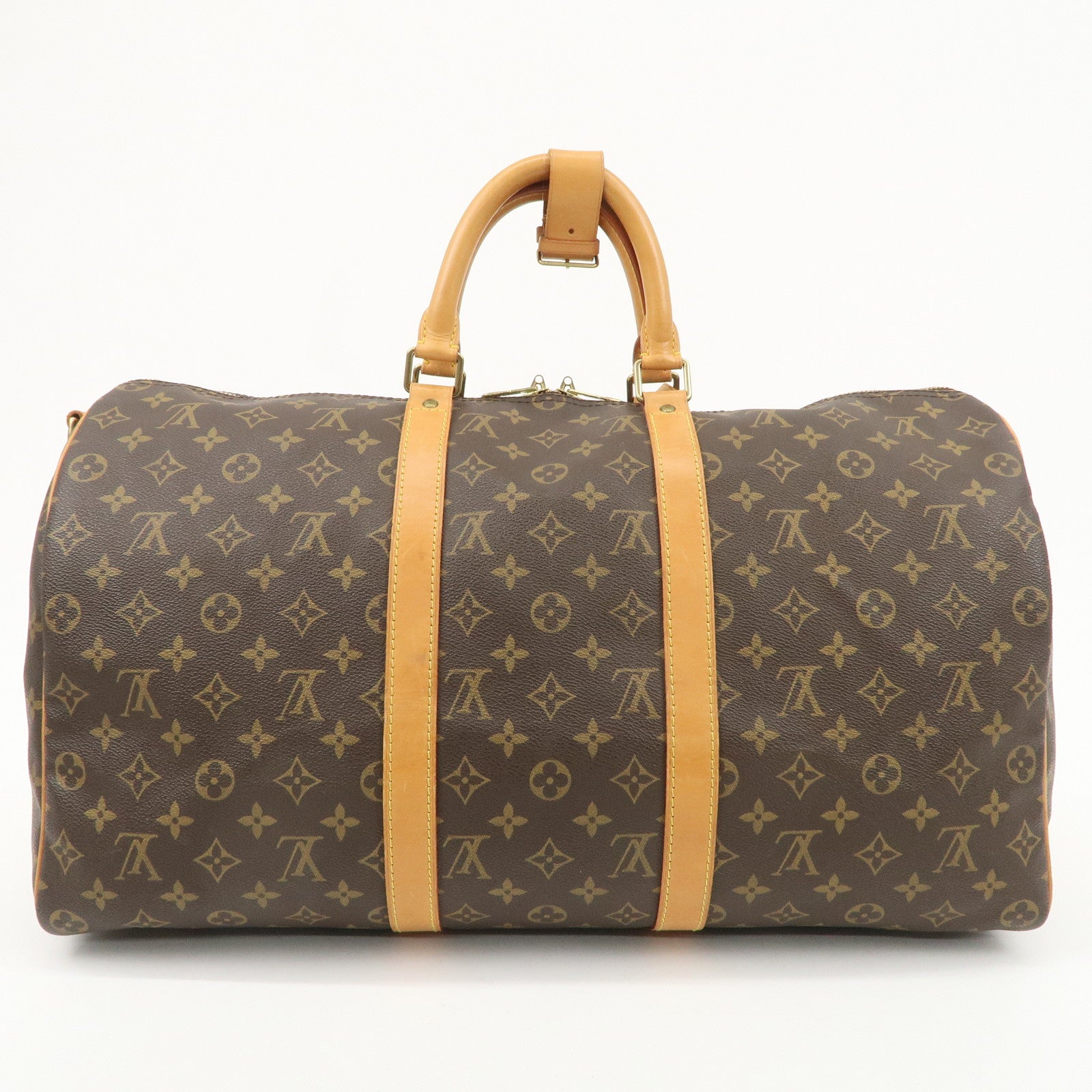 Louis Vuitton Monogram Keep All 50 Boston Bag M41416 Used