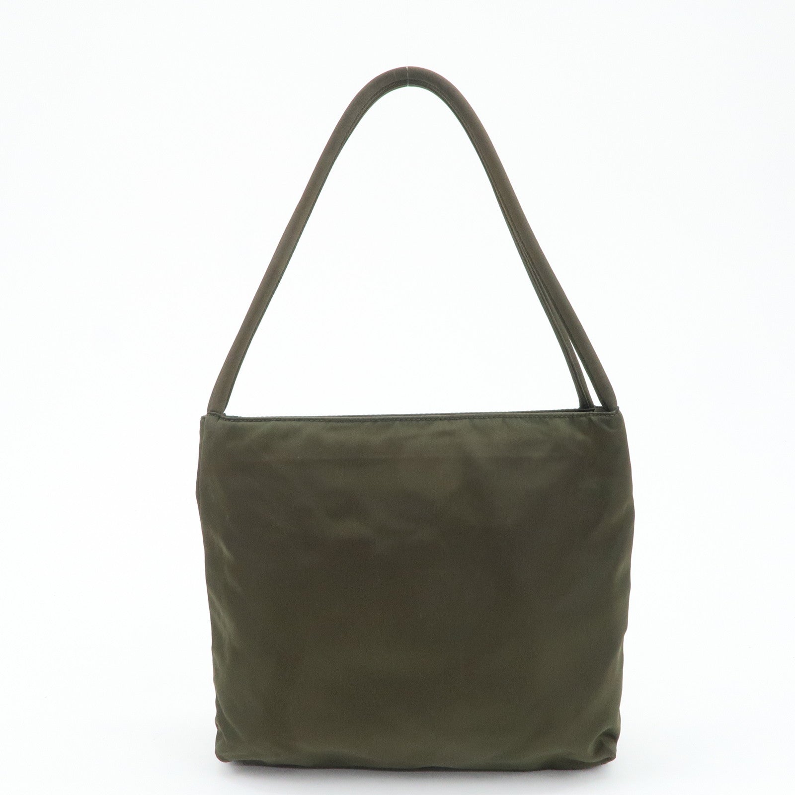 PRADA Nylon Tote Bag Shoulder Bag Khaki K3093