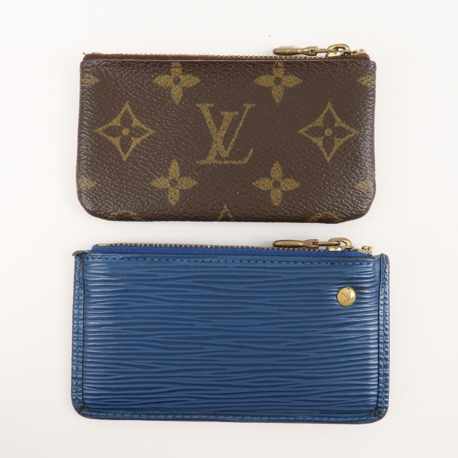 Louis Vuitton Monogram Epi Set of 2 Pochette Cles M62650 M63805 Used