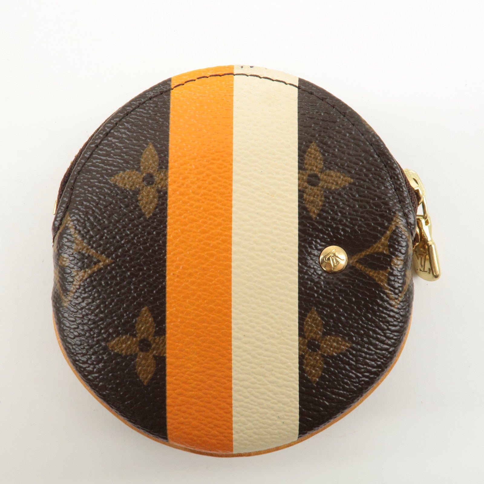 Louis Vuitton Monogram Groom Porte Monnaie Round Coin Case M60037