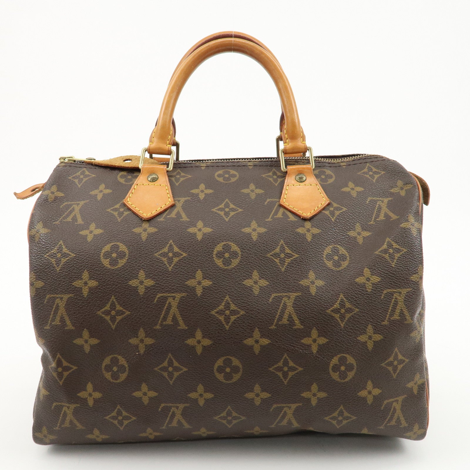 Louis Vuitton Monogram Speedy 30 Hand Bag Boston Bag M41108 Used