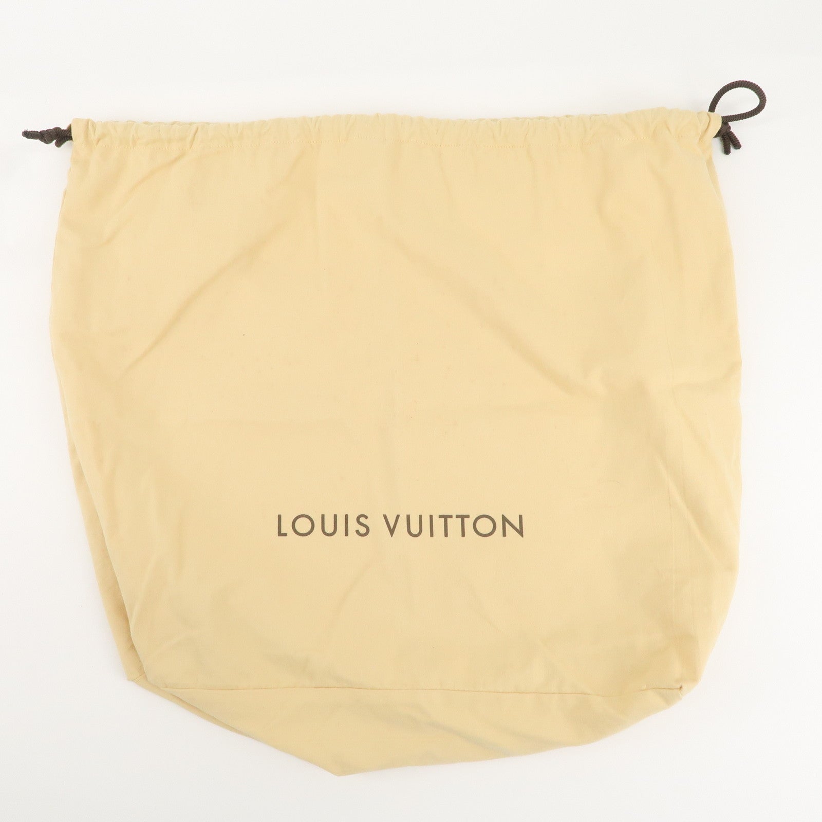 Louis Vuitton Set of 8 Dust Bag Storage Bag Drawstring Beige