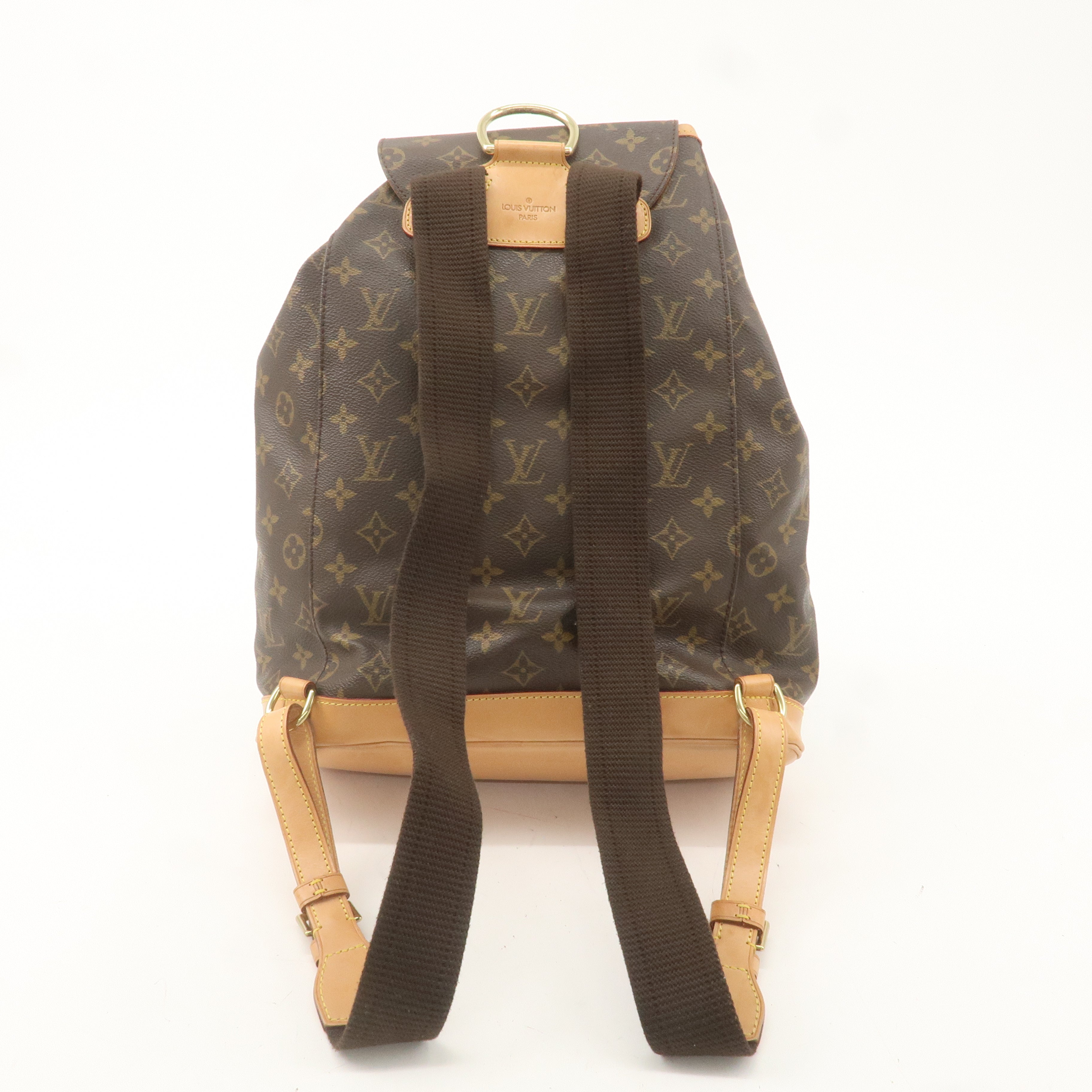 Louis Vuitton Monogram Montsouris GM Back Pack Brown M51135