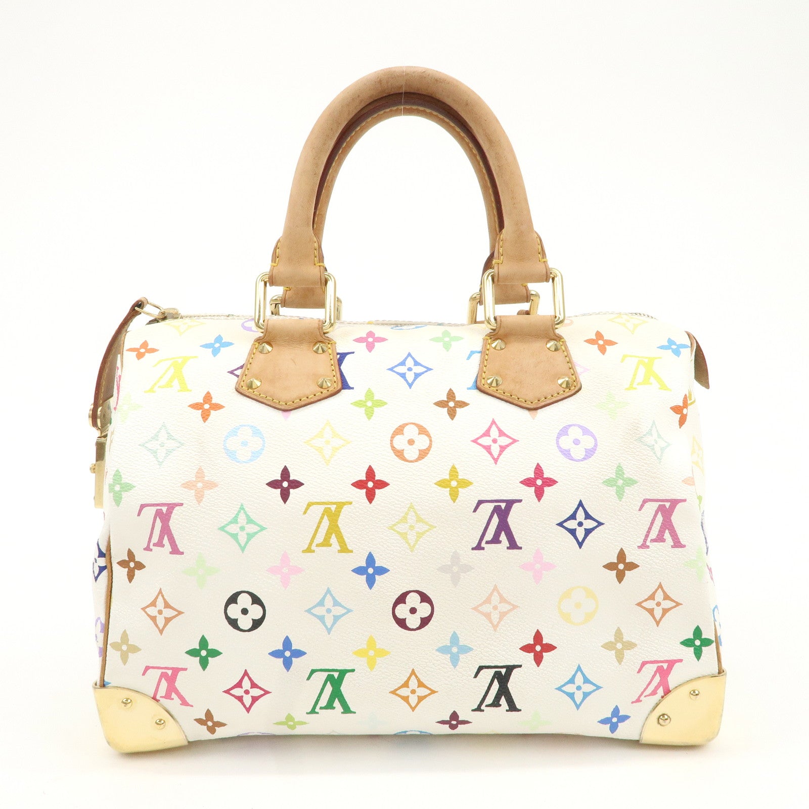 Louis Vuitton Monogram Multicolor Speedy 30 Hand Bag M92643 Used