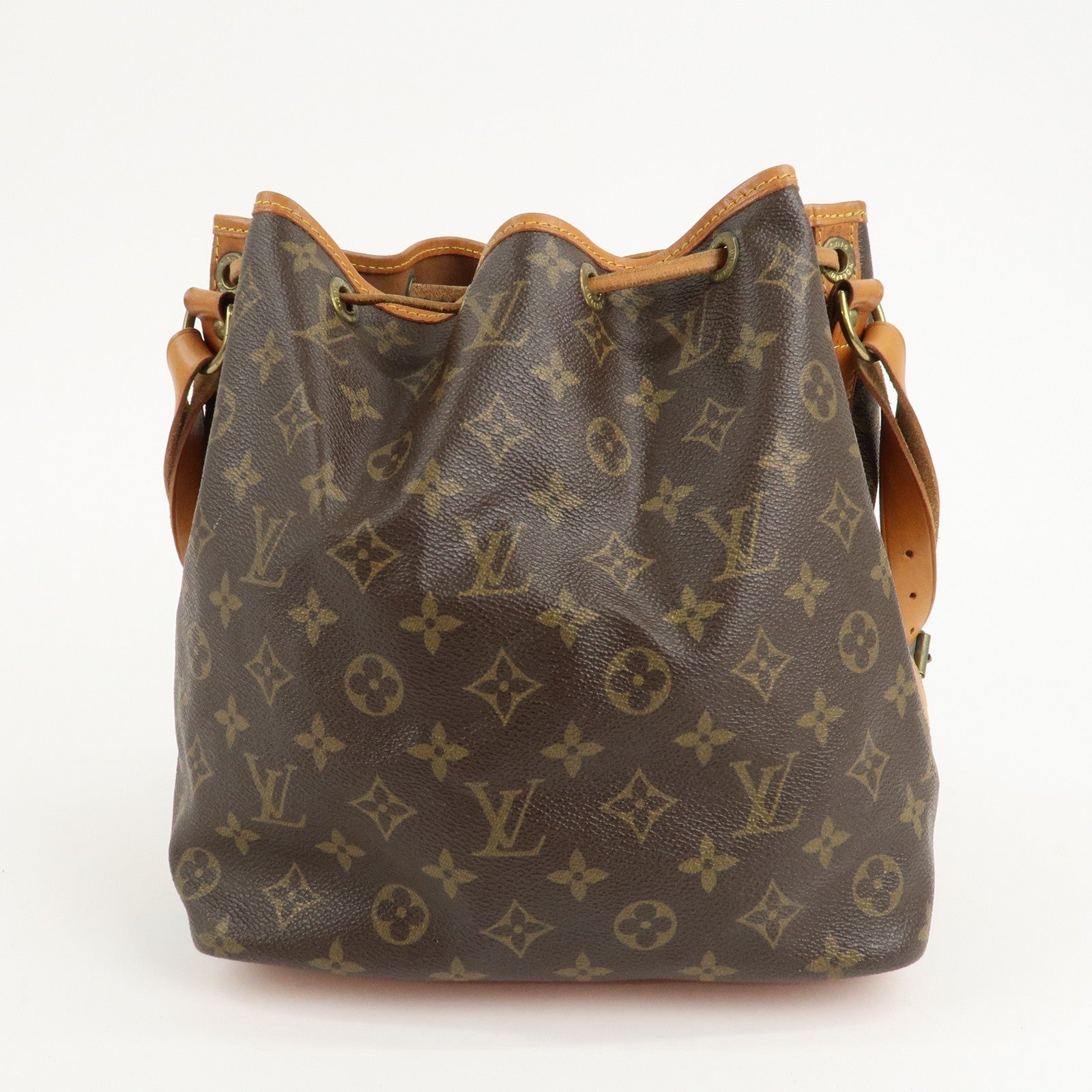 Louis Vuitton Monogram Petit Noe Shoulder Bag Brown M42226 Used