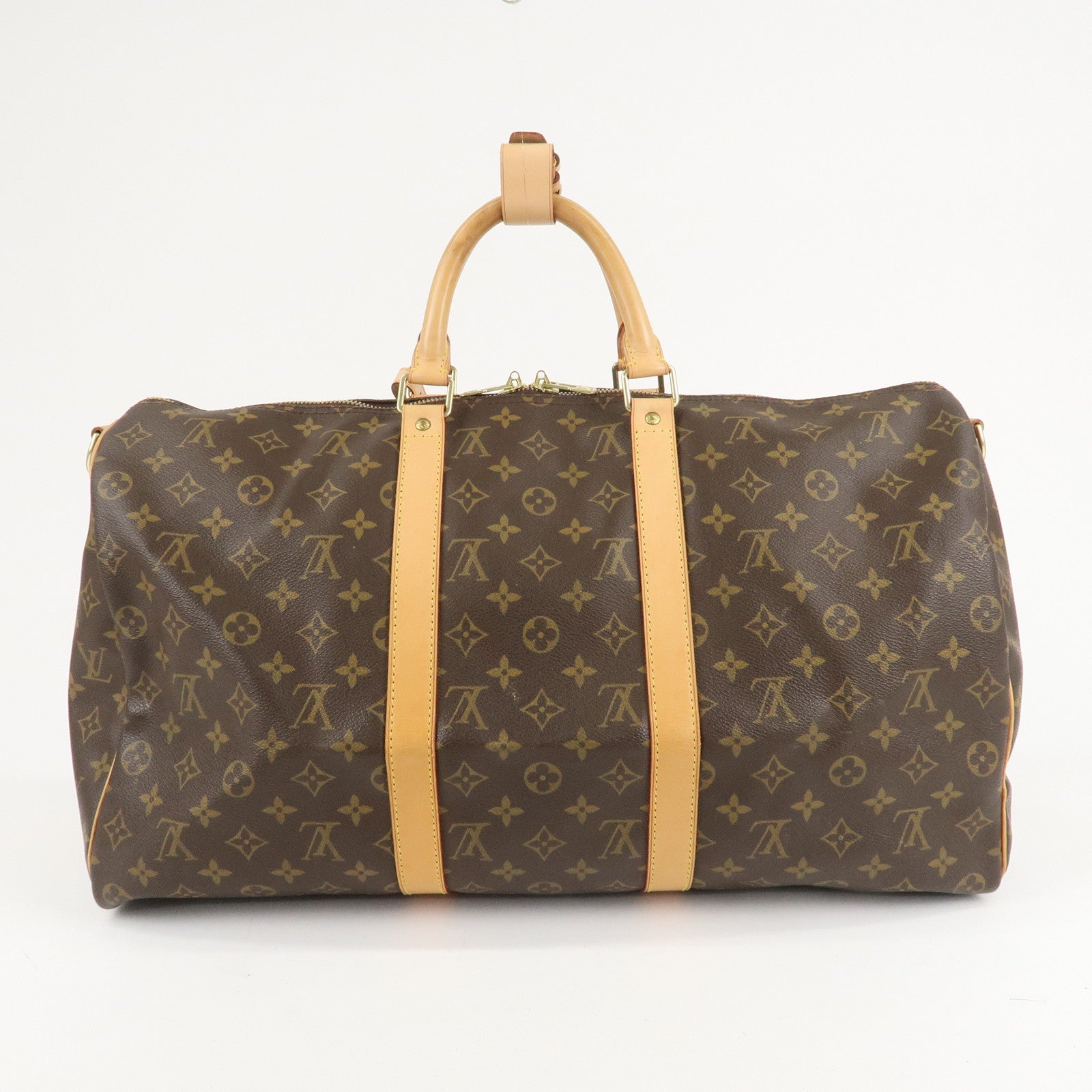 Louis Vuitton Monogram Keep All Bandouliere 50 Boston Bag M41416 Used