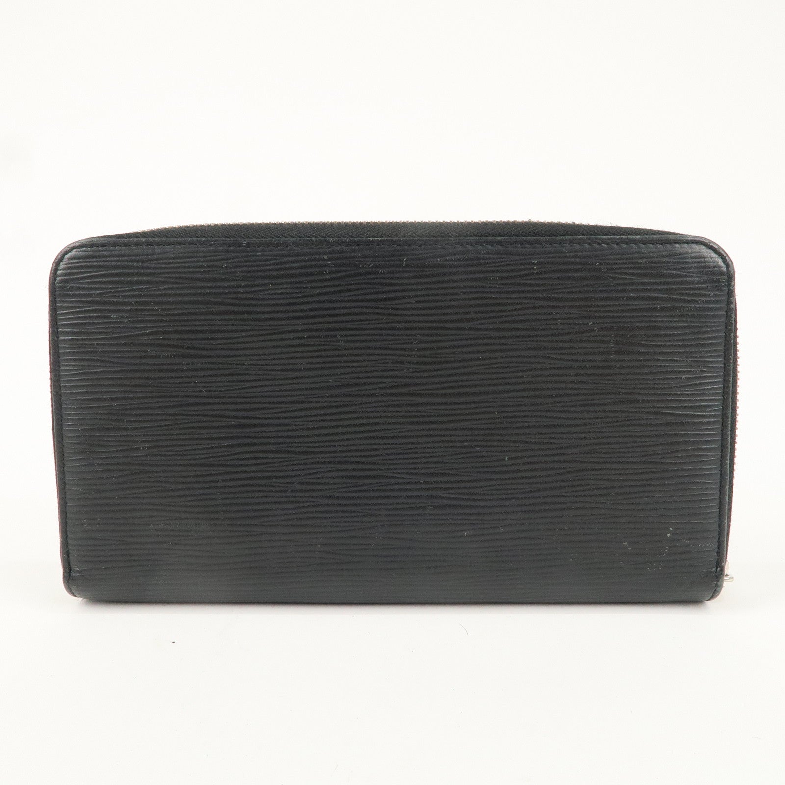 Louis Vuitton Epi Zippy Organizer Wallet Black Noir M63852