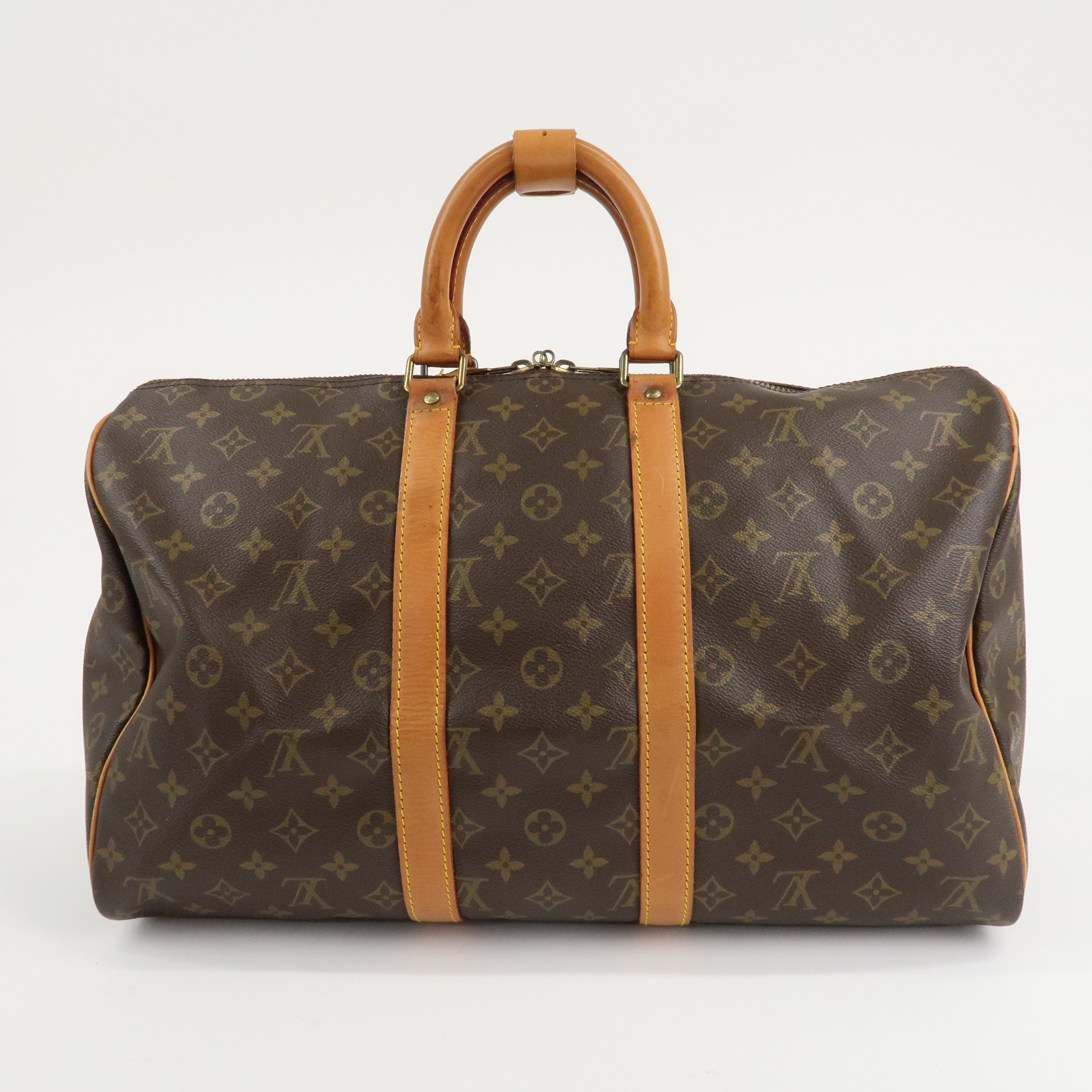 Louis Vuitton Monogram Keep All 45 Boston Bag M41428 Used