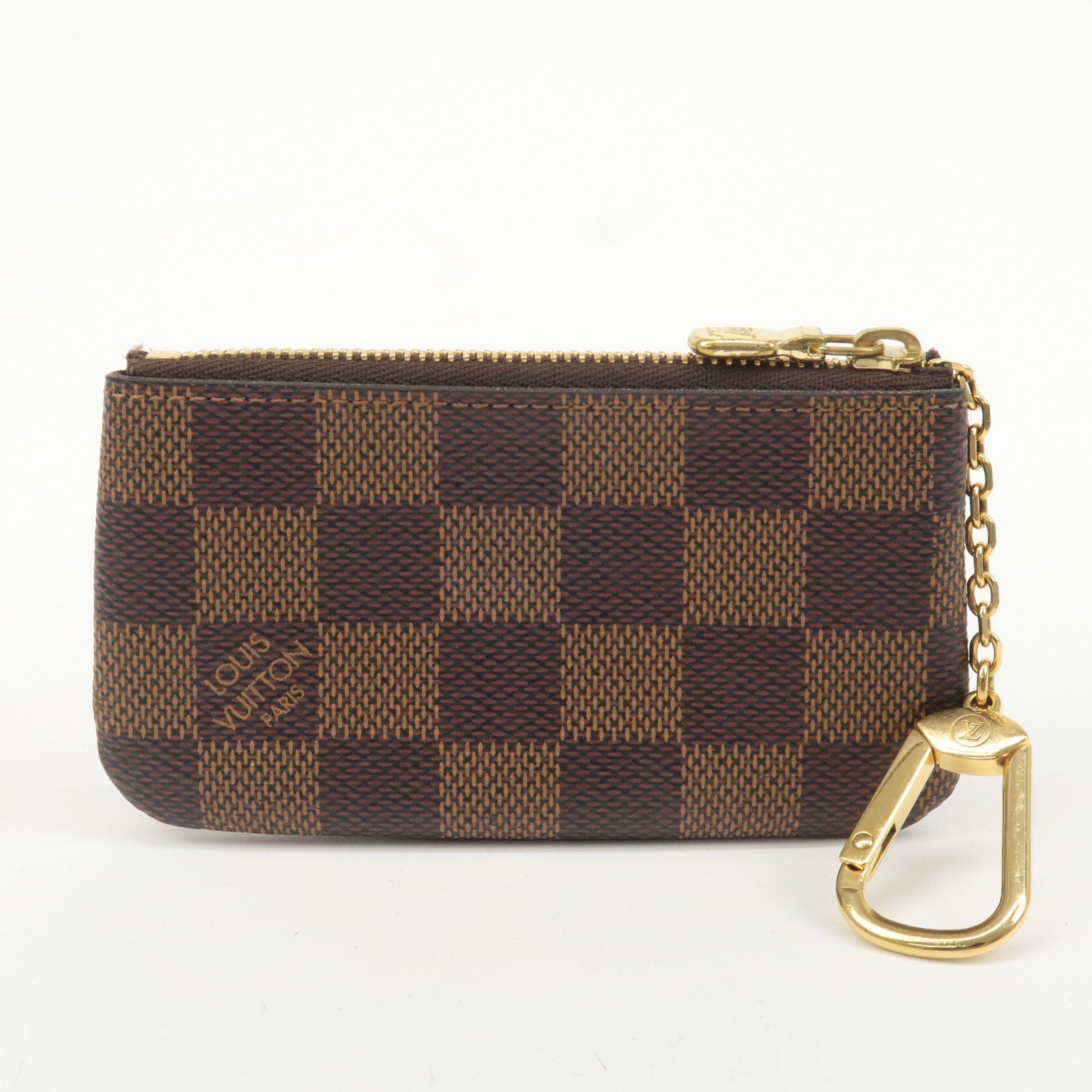 Louis Vuitton Damier Pochette Cles Coin Case Brown N62658