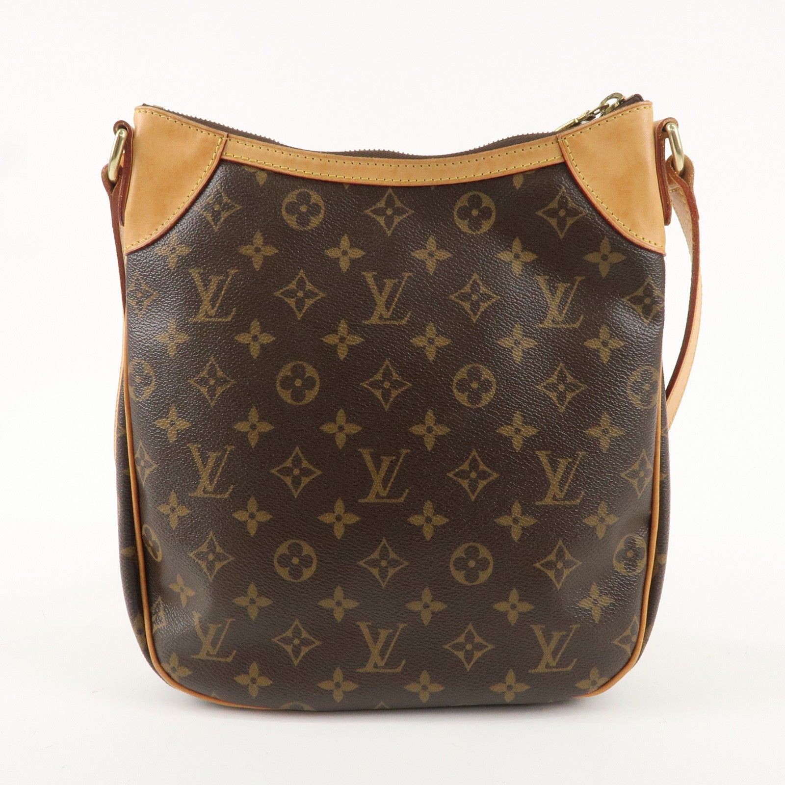 Louis Vuitton Monogram Odeon PM Shoulder Bag Brown M56390