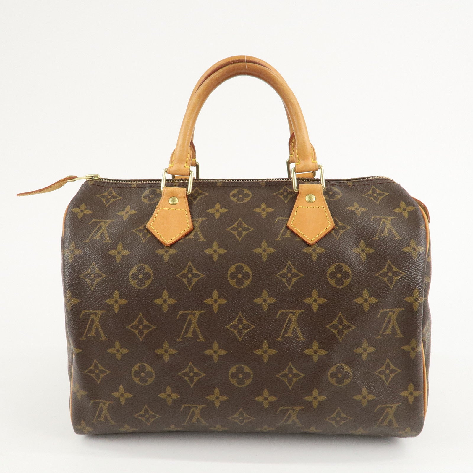 Louis Vuitton Monogram Speedy 30 Hand Bag Boston Bag M41526 Used