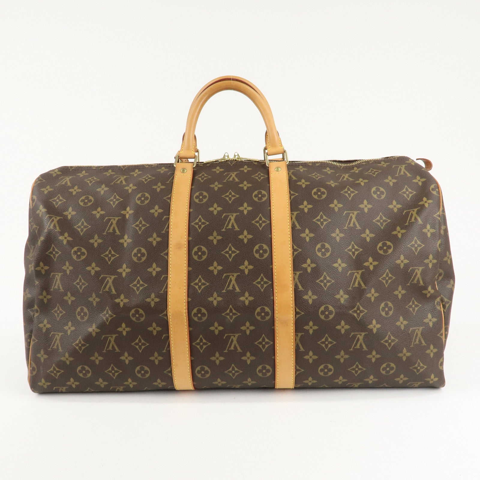 Louis Vuitton Monogram Keep All 55 Boston Bag M41424 Used