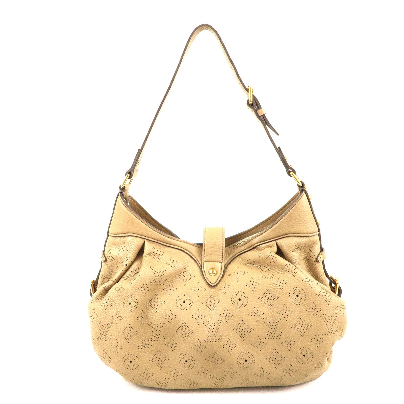 Louis Vuitton Monogram Mahina Neo L Shoulder Bag LightBrown M93979