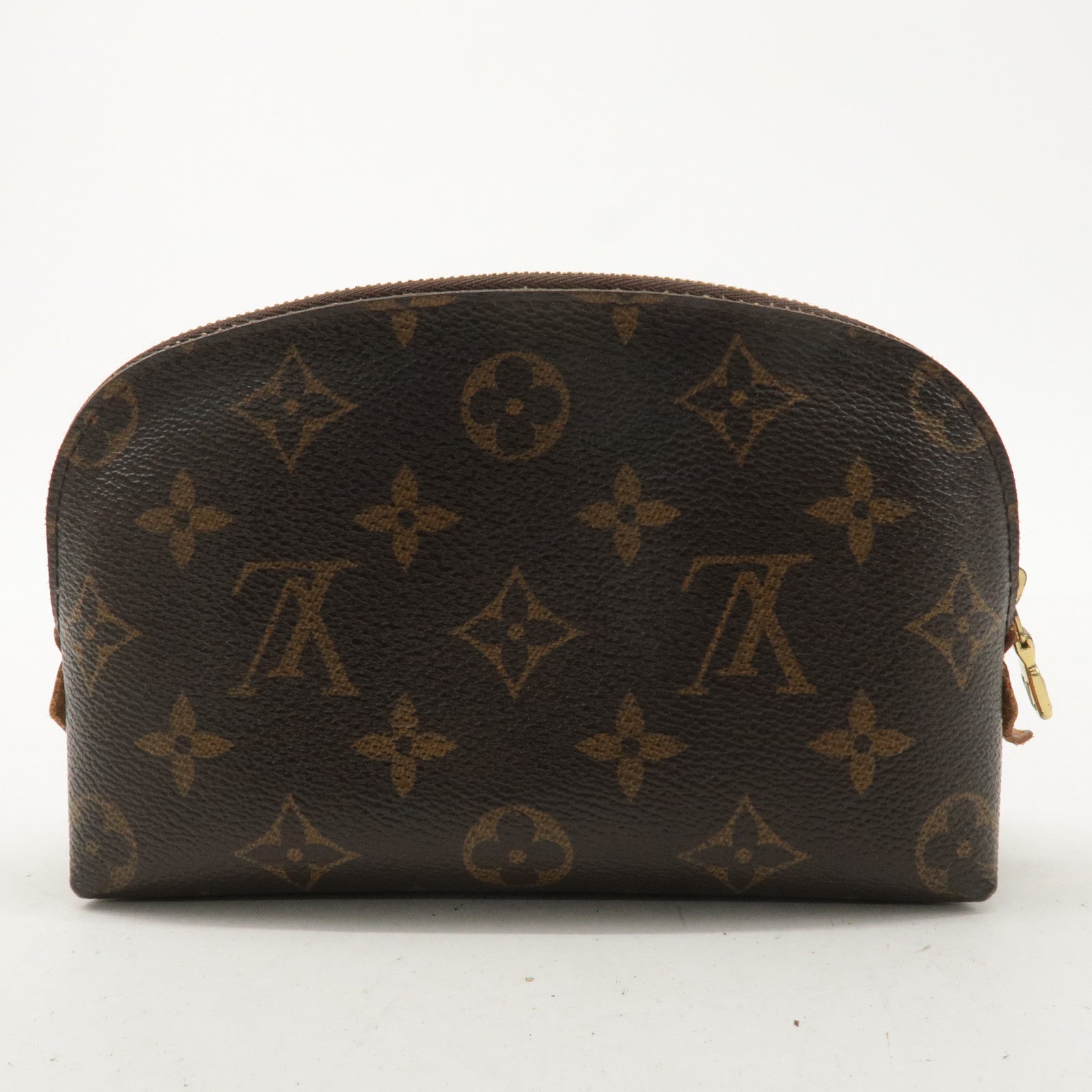 Louis Vuitton Monogram Pochette Cosmetic Pouch Brown M47515