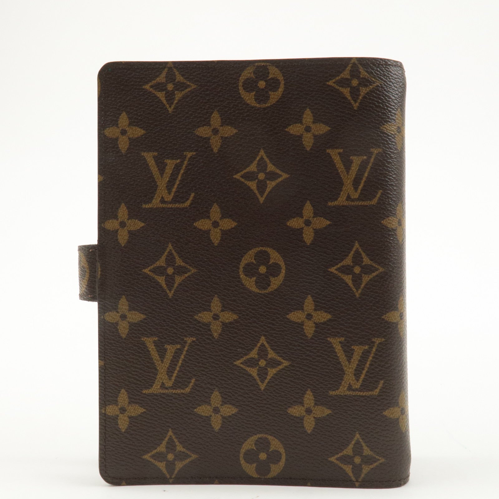 Louis Vuitton Monogram Agenda MM Planner Cover Brown R20105