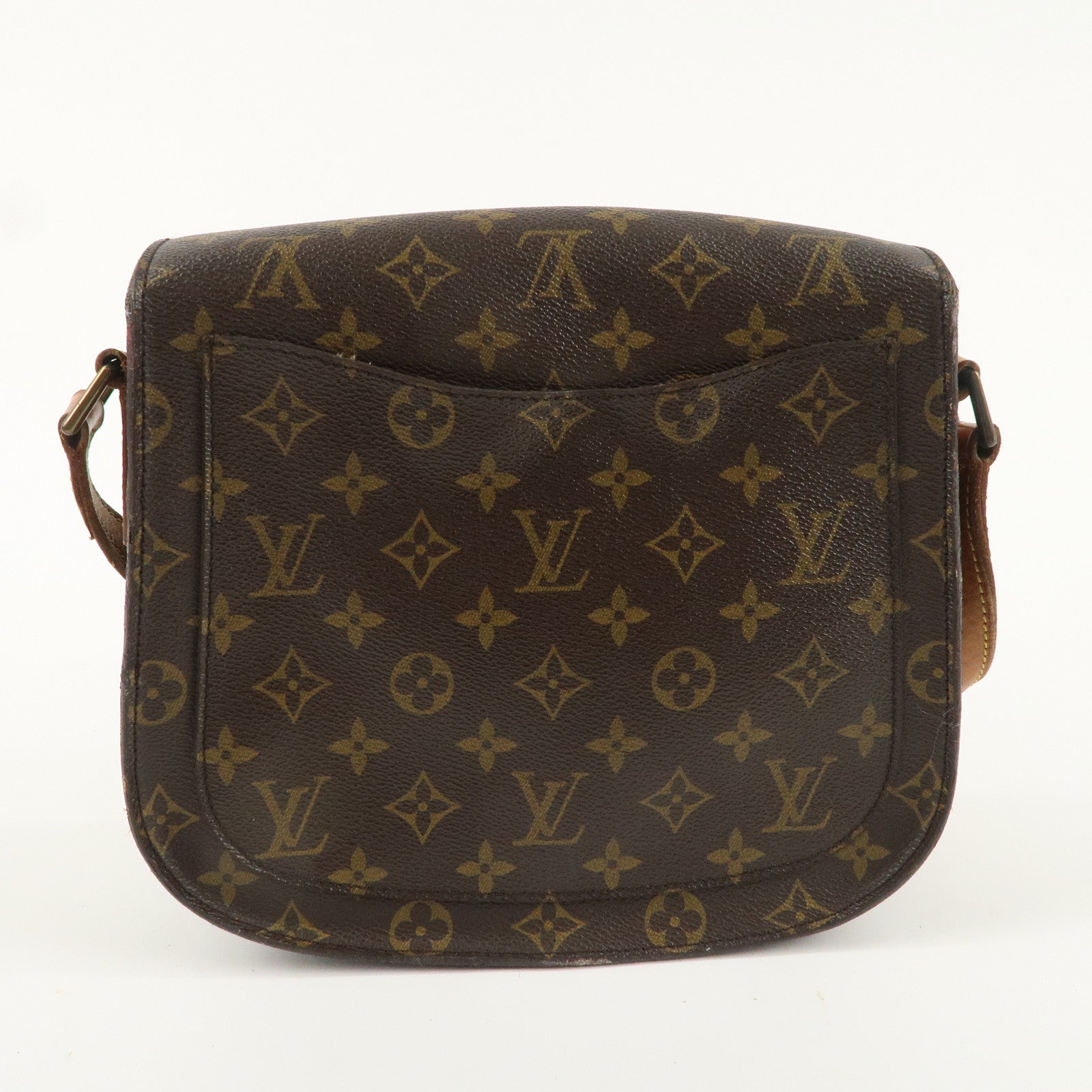 Louis Vuitton Monogram Saint Cloud GM Shoulder Bag Brown M51242