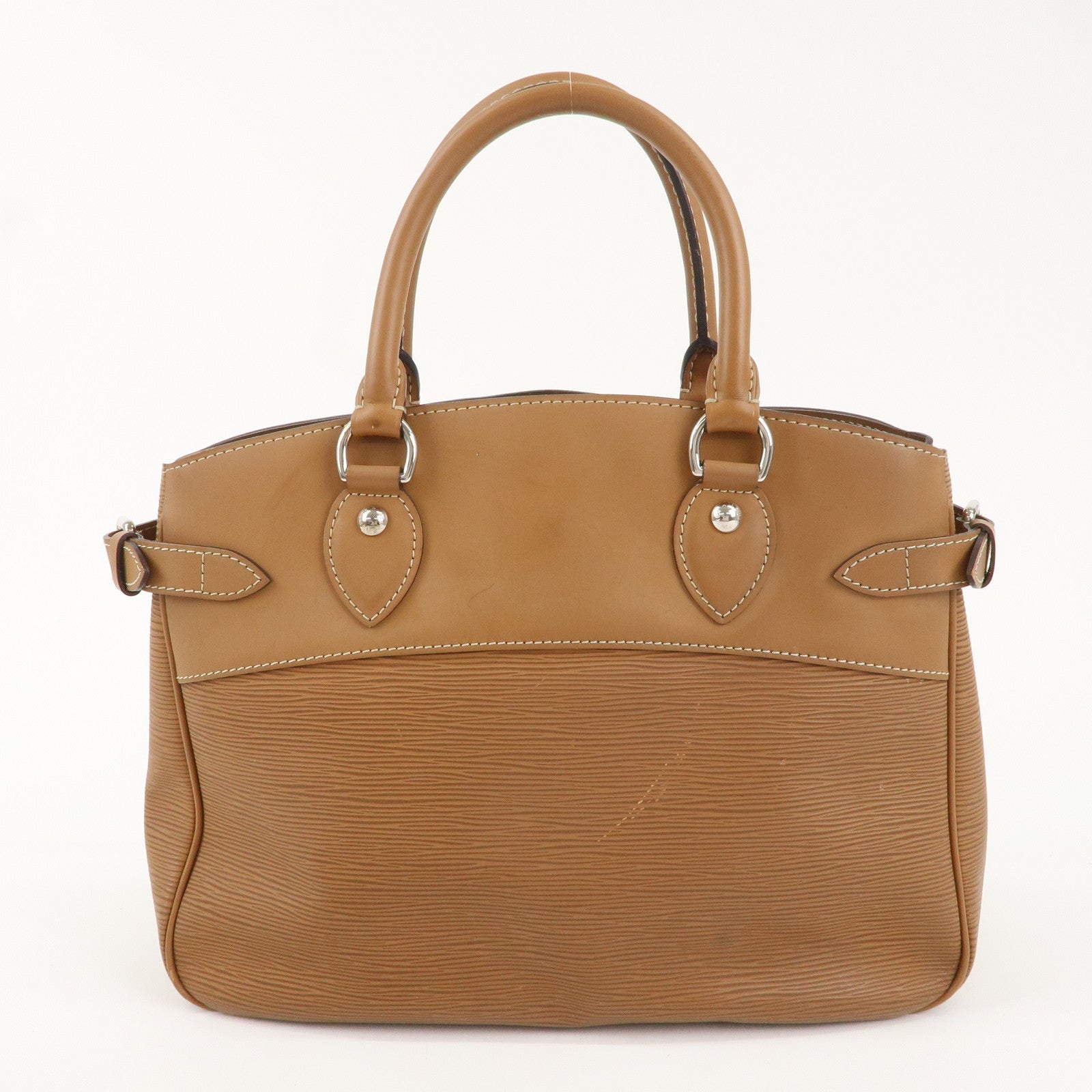 Louis Vuitton Epi Leather Passy PM Tote Hand Bag Camel M5926I