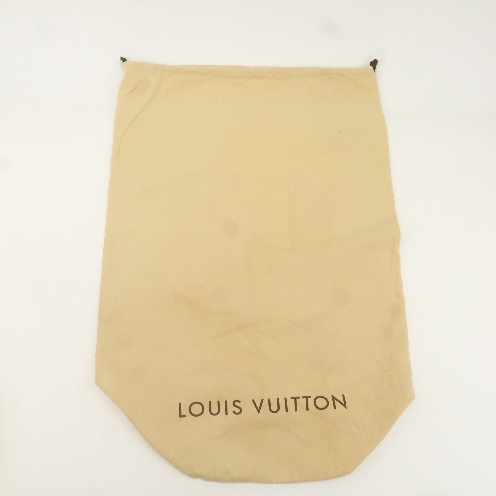 Louis Vuitton Set of 10 Dust Bag Storage Bag Drawstring Flap Beige