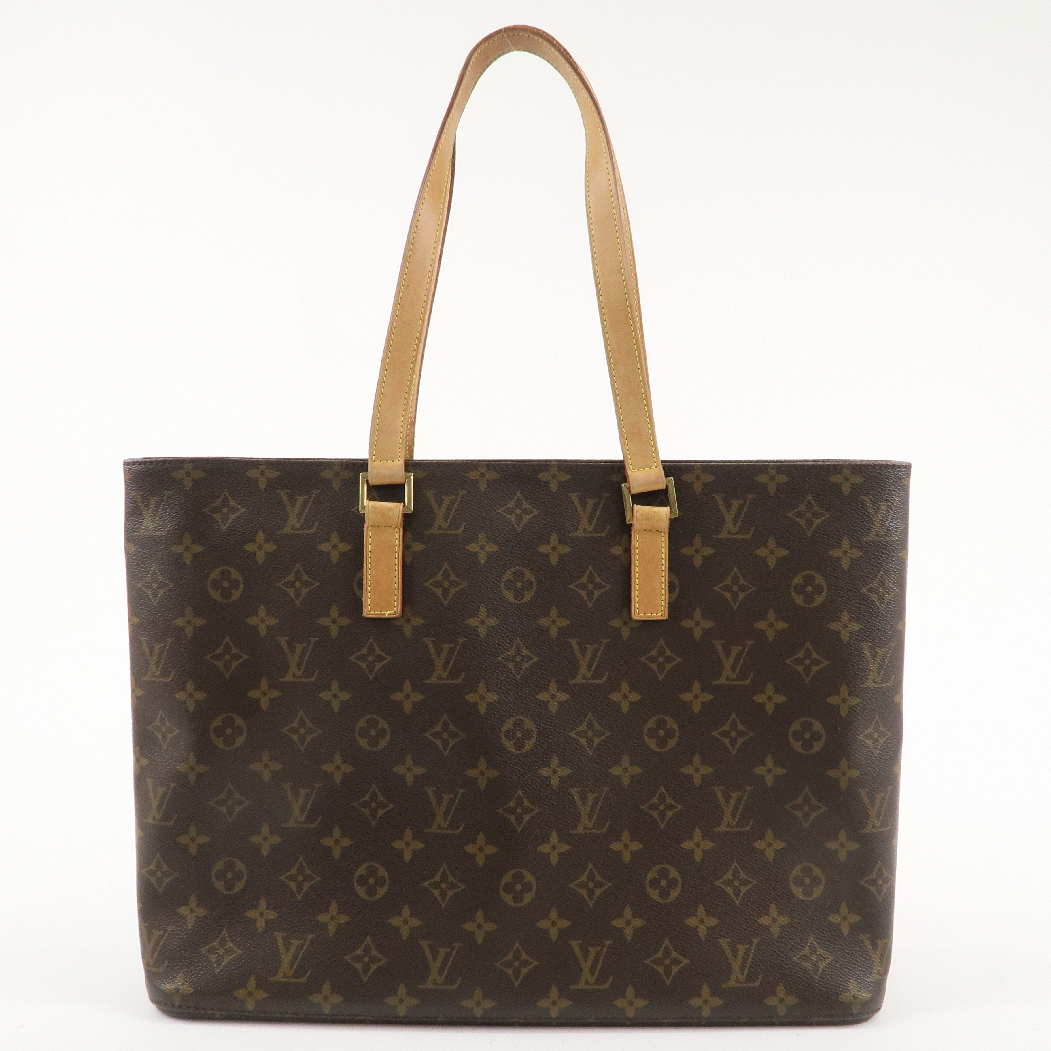 Louis Vuitton Monogram Luco Tote Bag Hand Bag Brown M51155