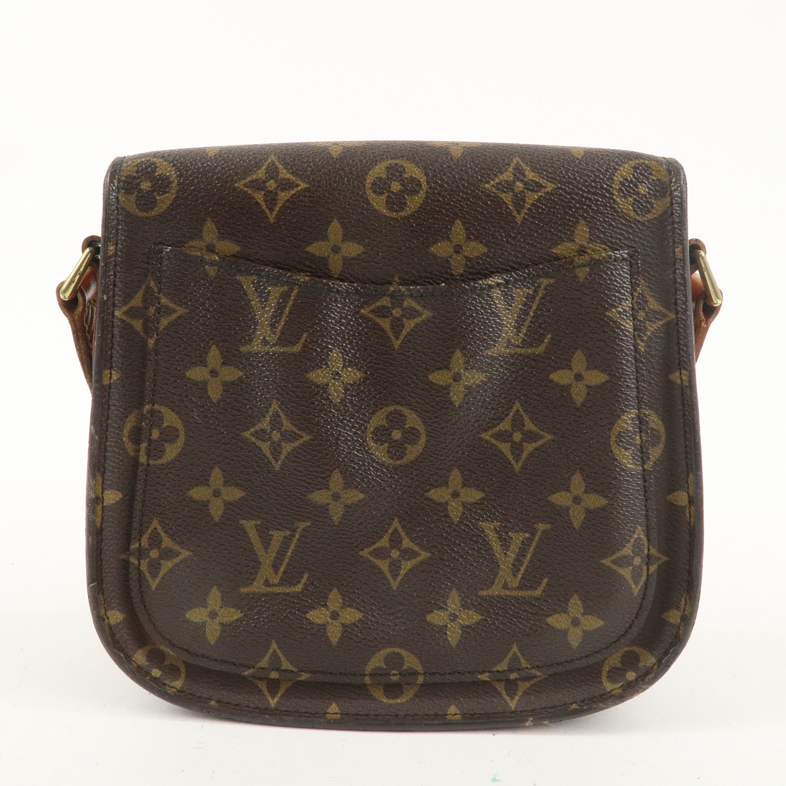 Louis Vuitton Monogram Saint Cloud MM Shoulder Bag Brown M51243