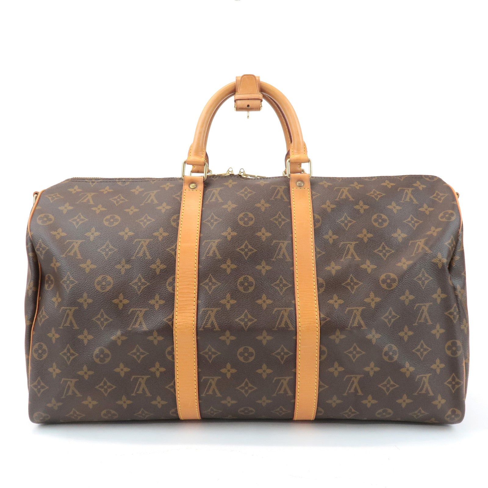 Louis Vuitton Monogram Keep All Bandouliere 50 Boston Bag M41416 Used