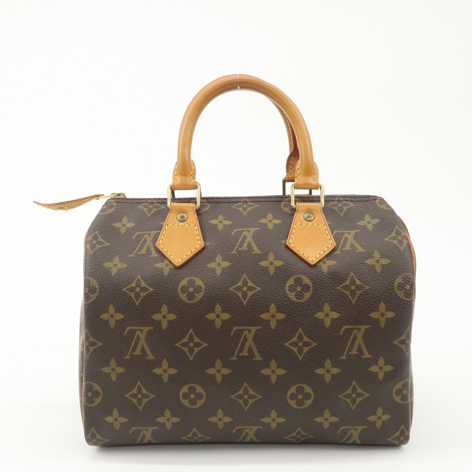 Louis Vuitton Monogram Speedy 25 Hand Bag Boston Bag M41528 Used