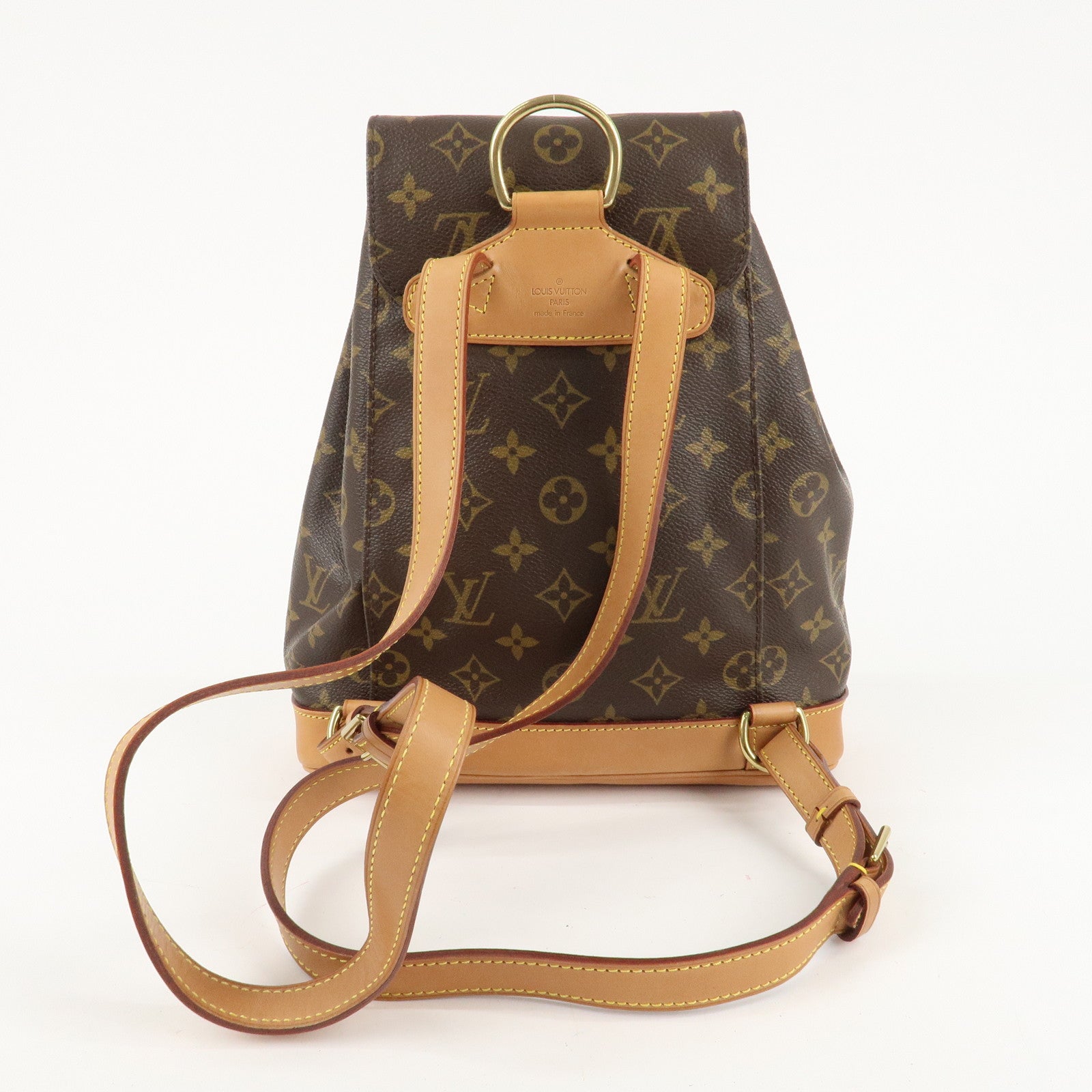 Louis Vuitton Monogram Montsouris MM Backpack Bag M51136 Used