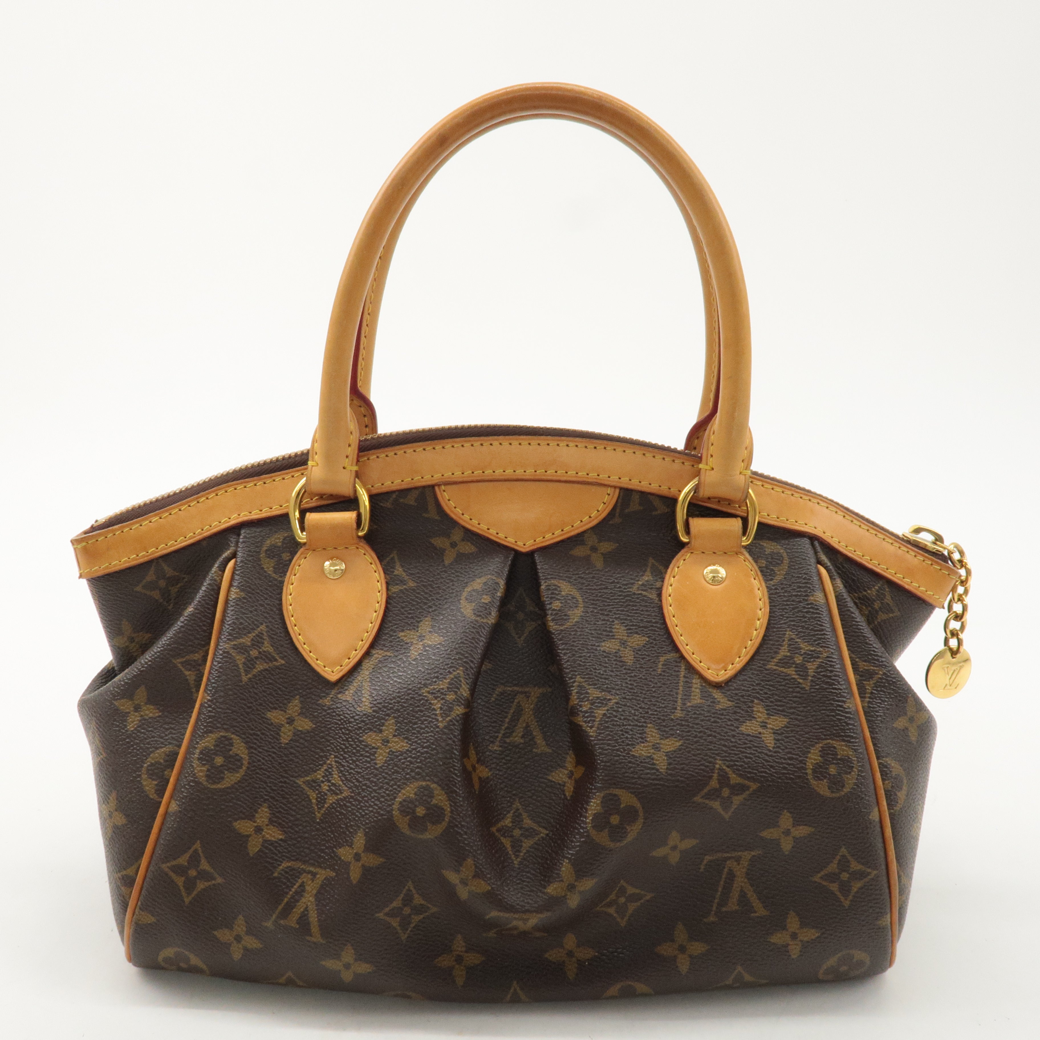 Louis Vuitton Monogram Tivoli PM Hand Bag Brown M40143