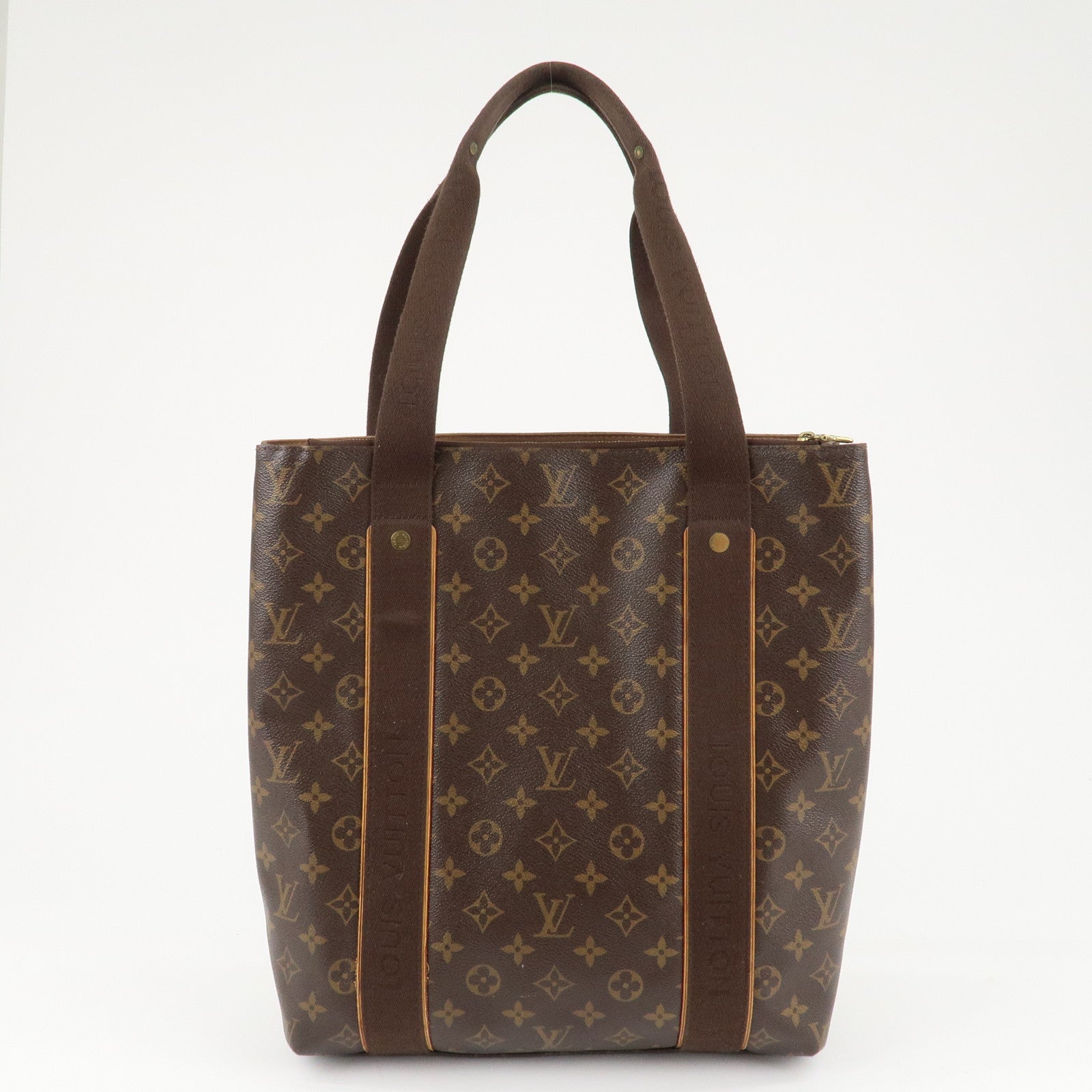 Louis Vuitton Monogram Cabas Beaubourg Tote Bag M53013 Brown Used