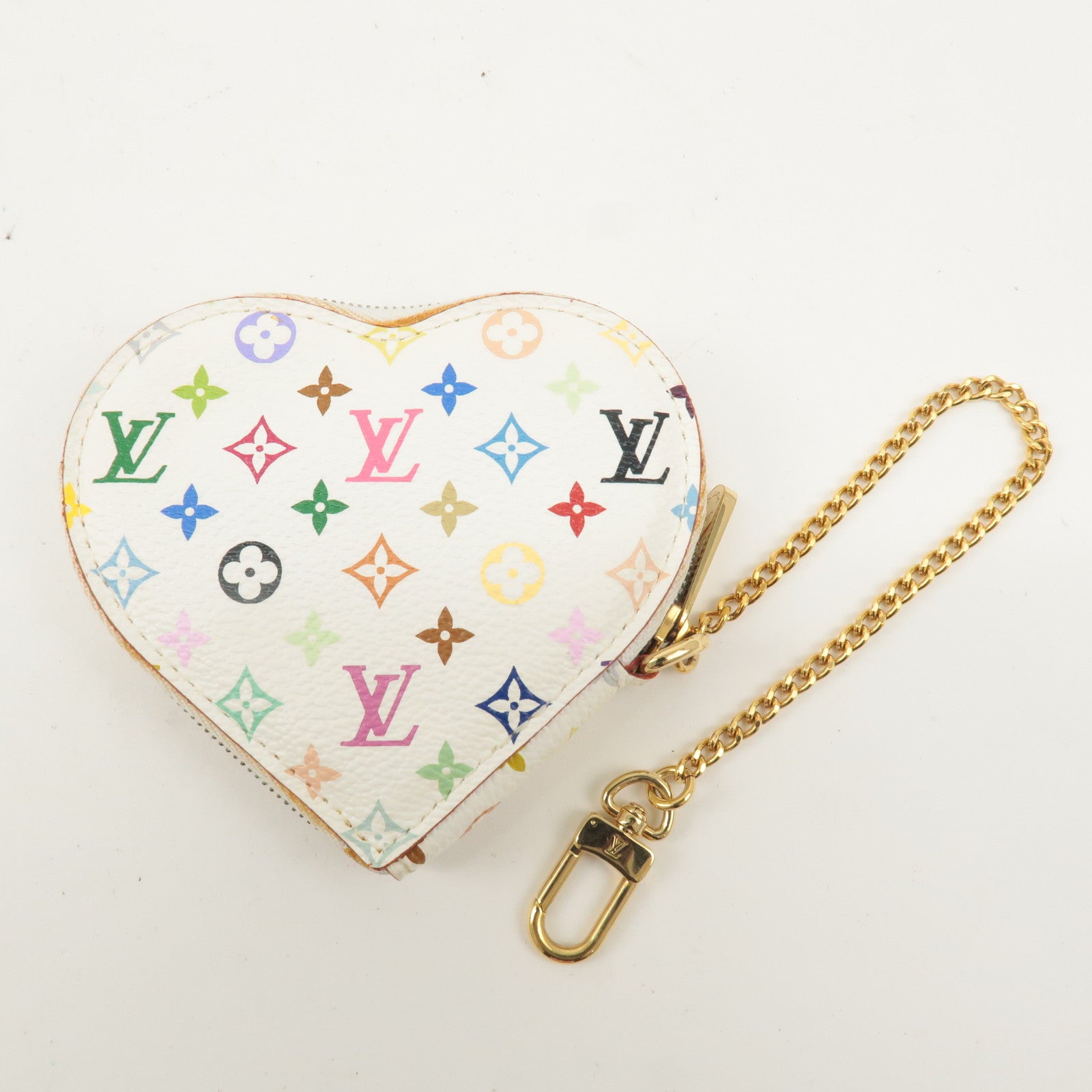 Louis Vuitton Monogram Multi Color Porte Monnaie Coeur M60040