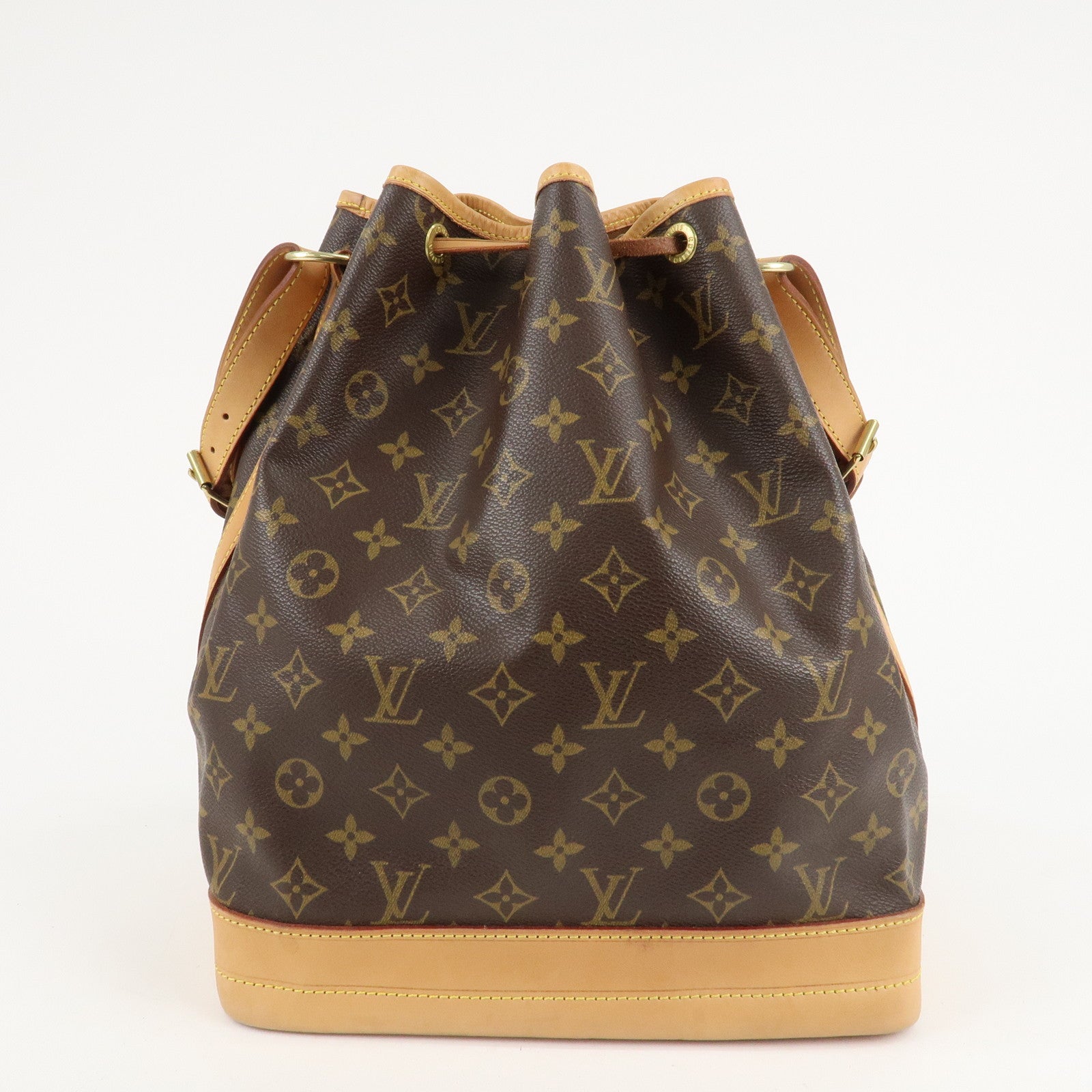 Louis Vuitton Monogram Noe Shoulder Bag Hand Bag Brown M42224 Used