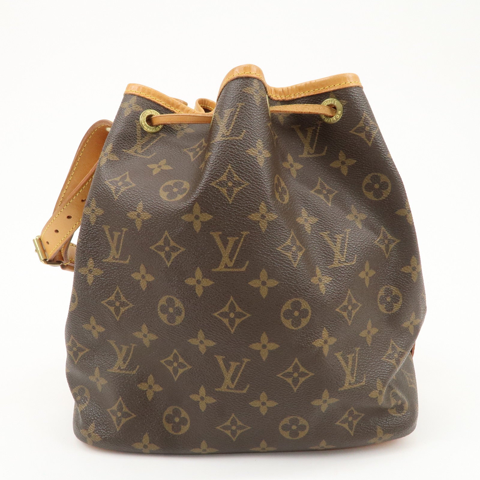 Louis Vuitton Monogram Petit Noe Shoulder Bag Brown M42226 Used