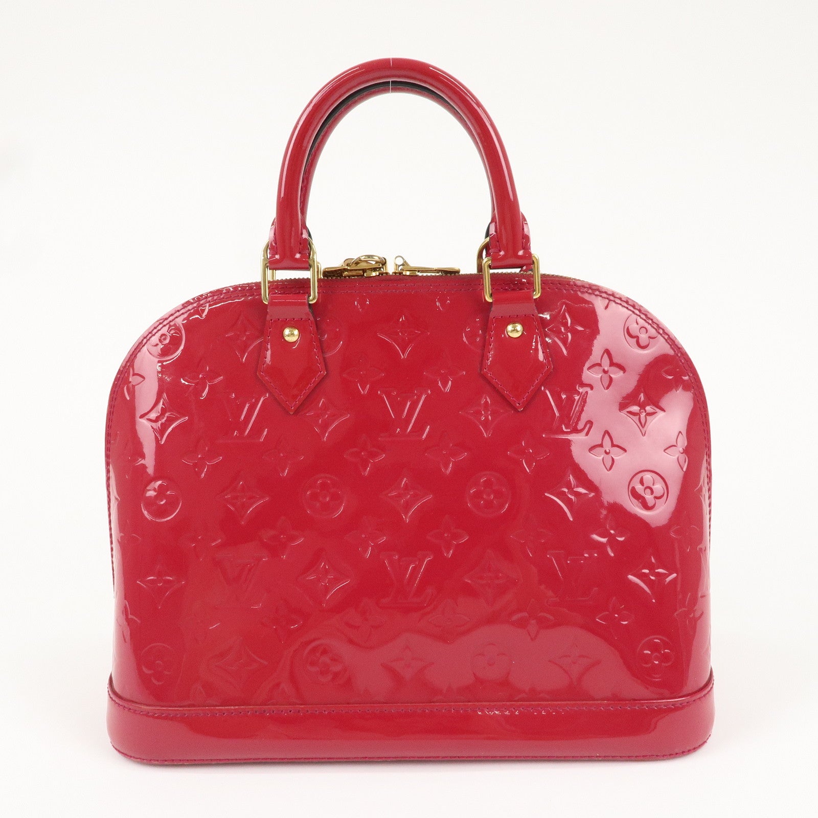 Louis Vuitton Monogram Vernis Alma PM Hand Bag Rose Indien M91770