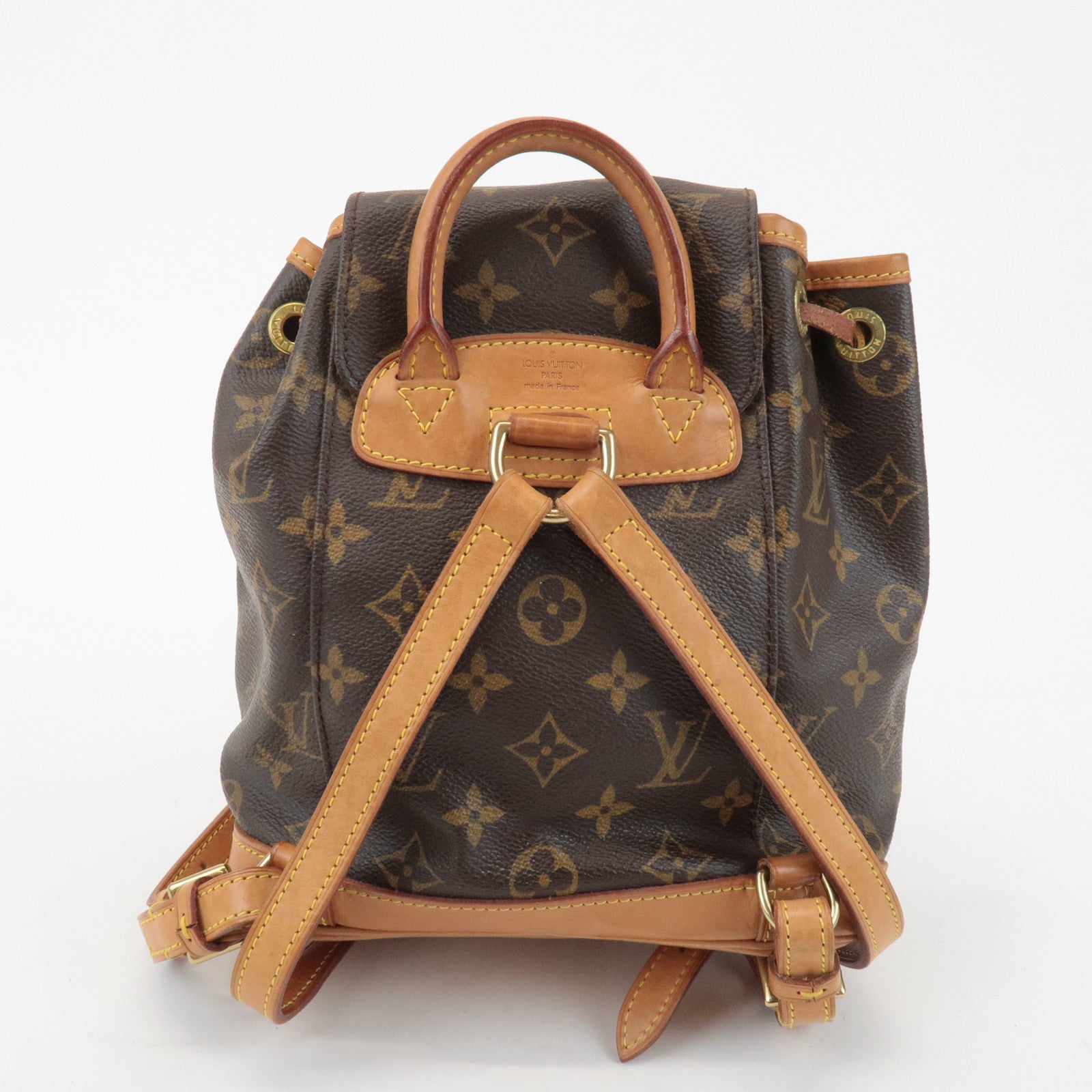 Louis Vuitton Monogram Mini Montsouris Back Pack Brown M51137 Used