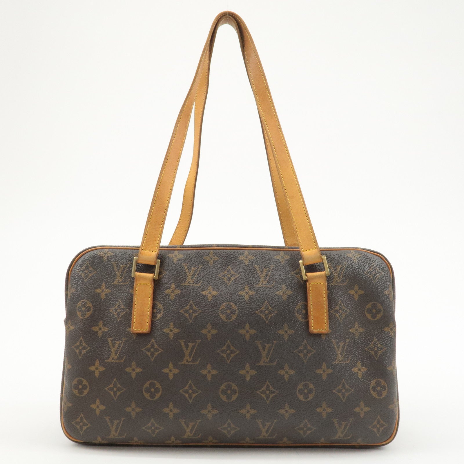 Louis Vuitton Monogram Cite GM Boston Hand Bag Brown M51181