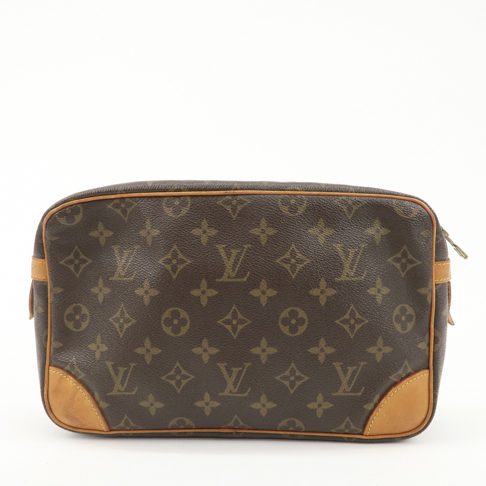 Louis Vuitton Monogram Compiegne 28 Pouch Clutch Bag M51845 Used