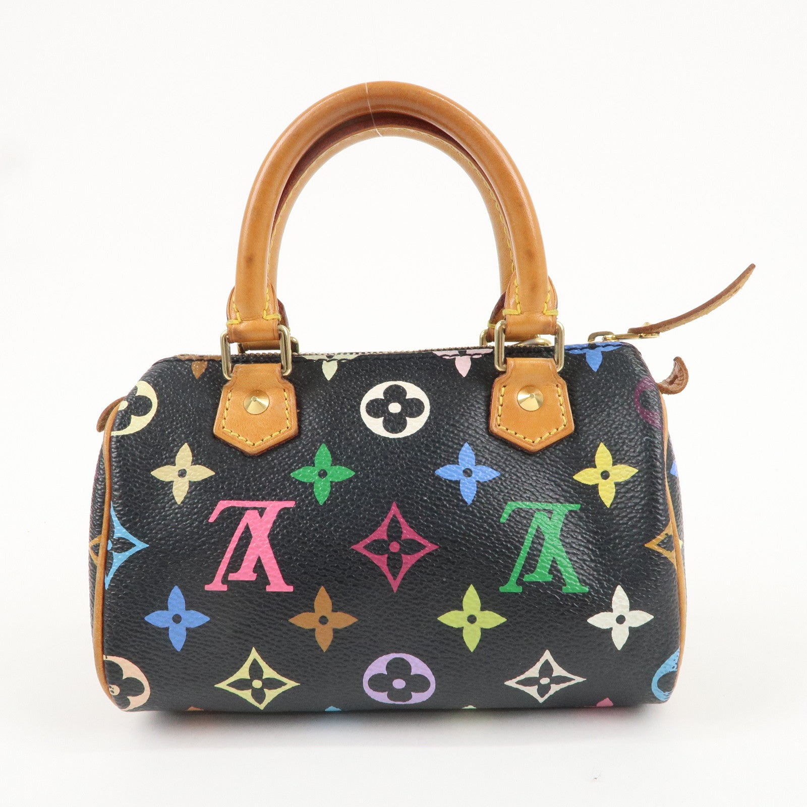 Louis Vuitton Monogram Multicolor Mini Speedy&Strap M92644 J00145