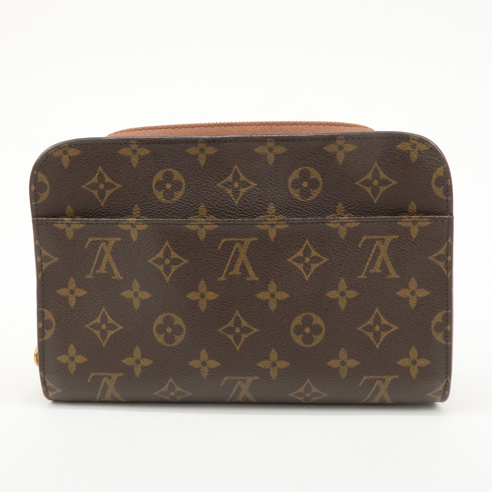 Louis Vuitton Monogram Orsay Clutch Bag Pouch Brown M51790