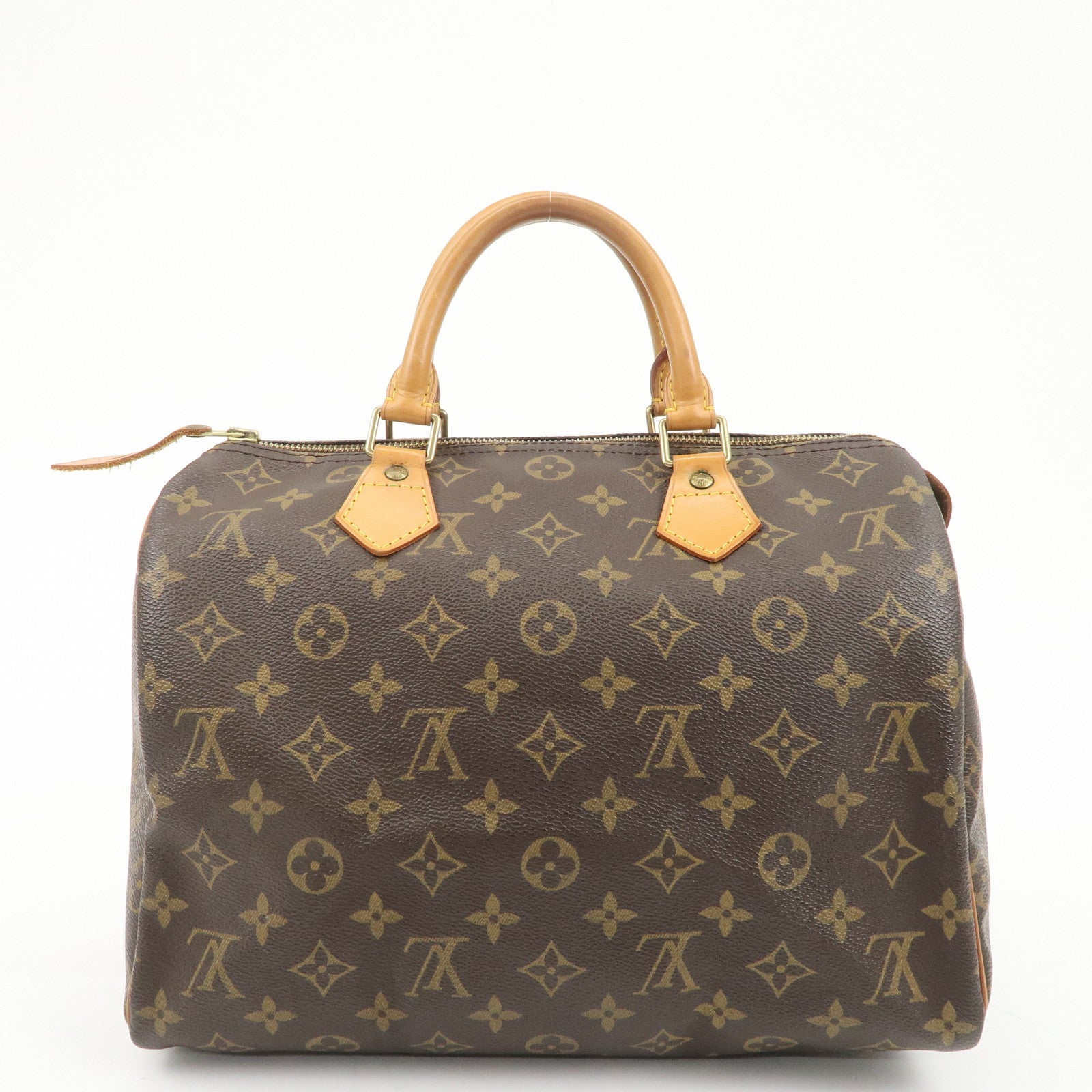 Louis Vuitton Monogram Speedy 30 Hand Bag Boston Bag M41526 Used