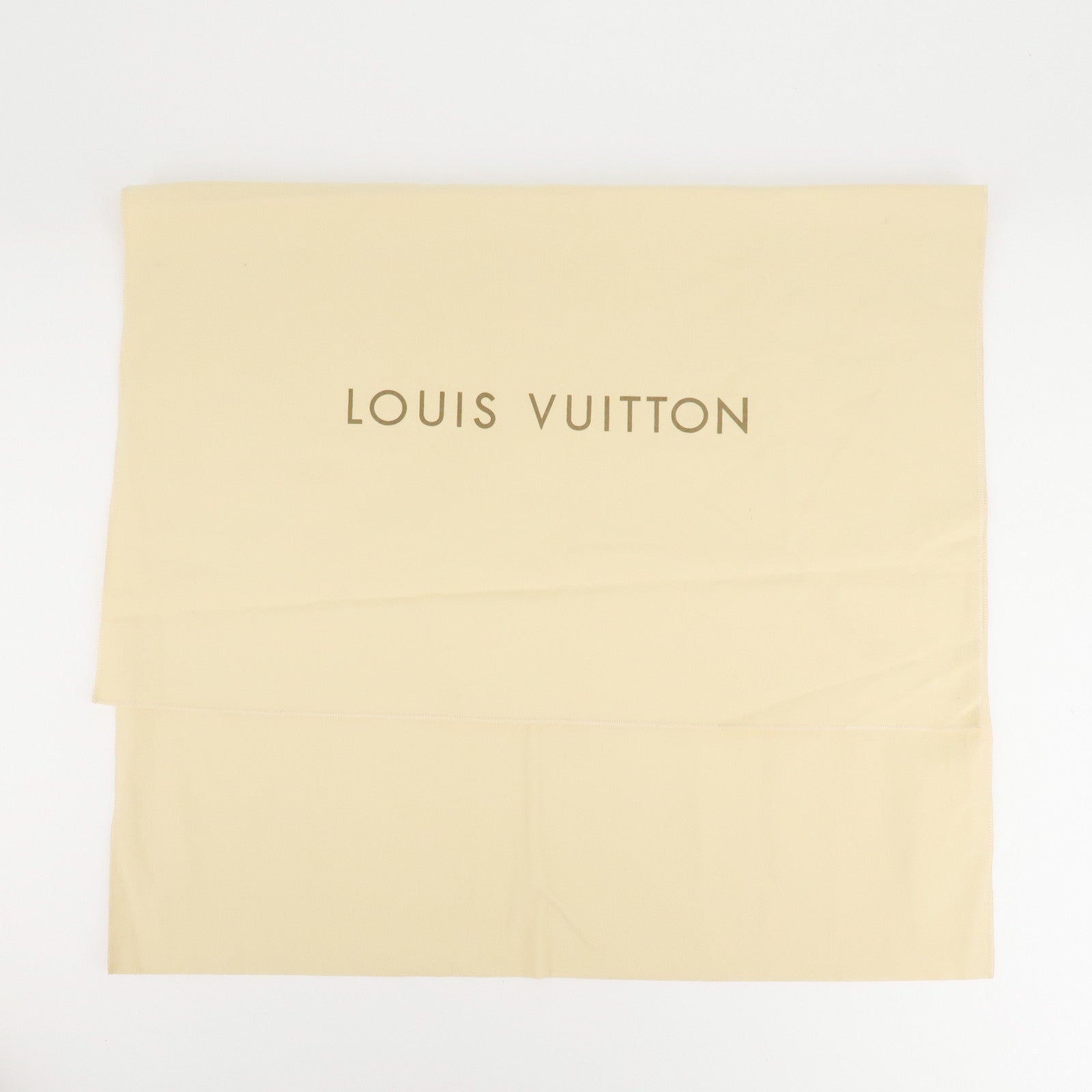 Louis Vuitton Set of 10 Dust Bag Storage Bag Flap Style Beige Used