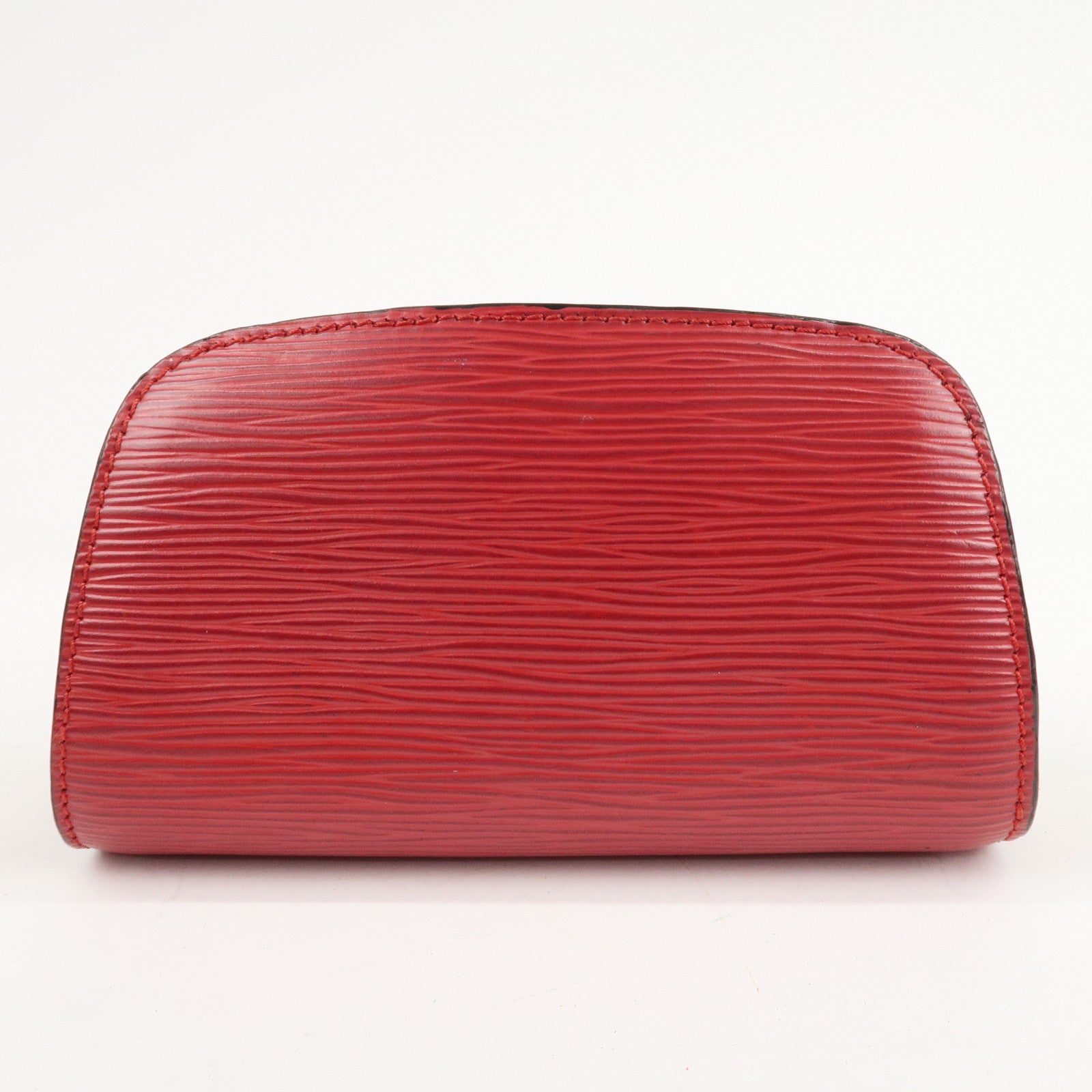 Louis Vuitton Epi Dauphine PM Pouch M48447 Castillian Red Used