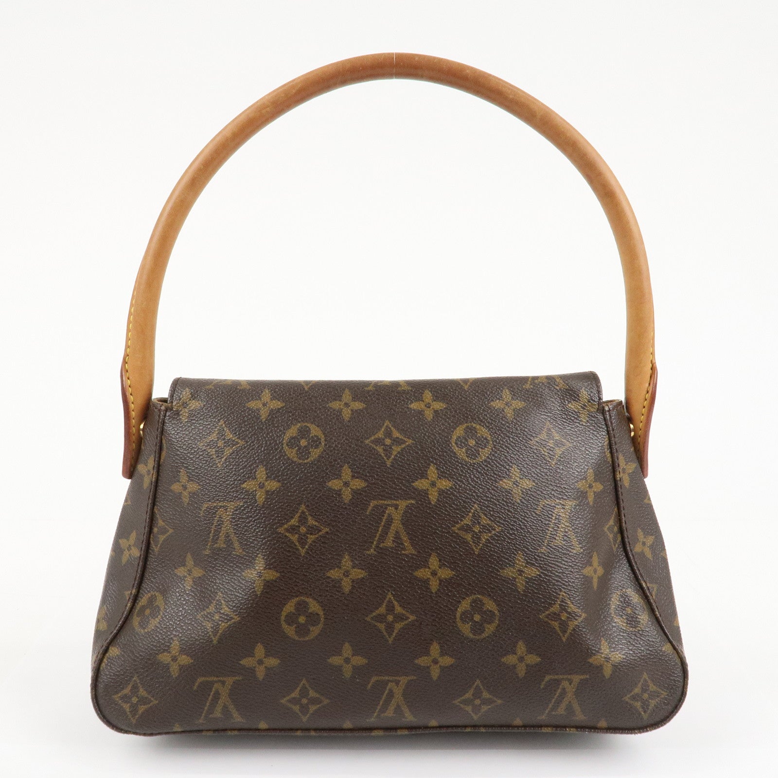 Louis Vuitton Monogram Mini Looping Shoulder Bag Hand Bag M51147 Used