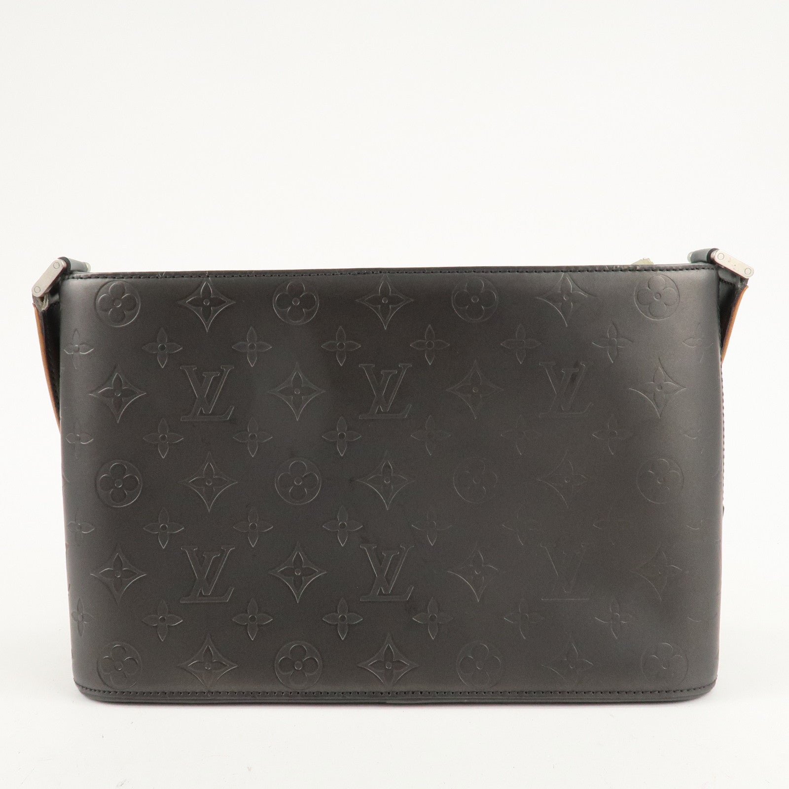 Louis Vuitton Monogram Matte Alston Shoulder Bag Noir M55122 Used