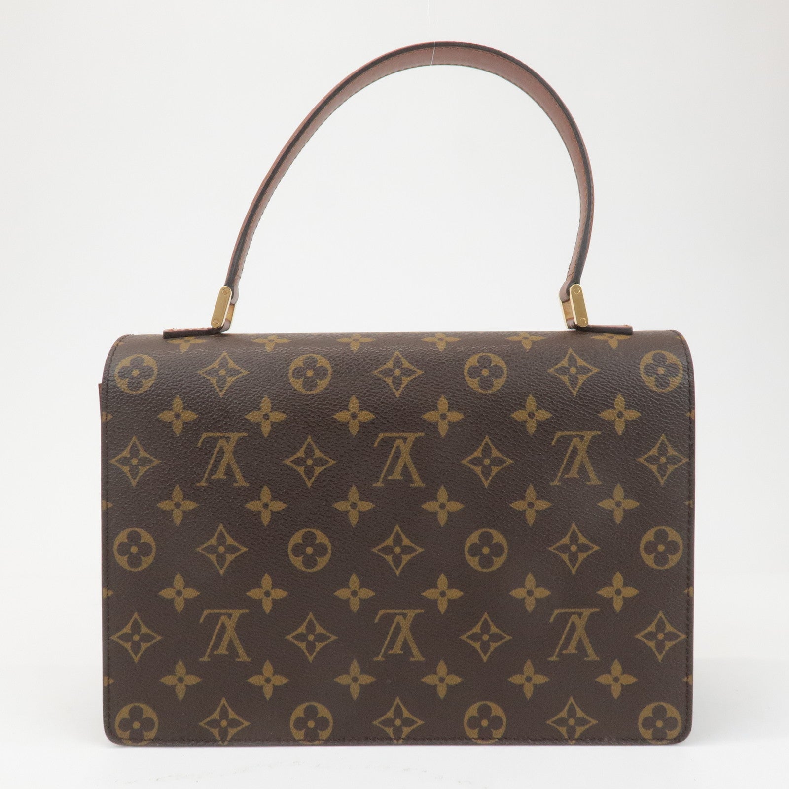 Louis Vuitton Monogram Concorde Hand Bag Brown M51190 Used