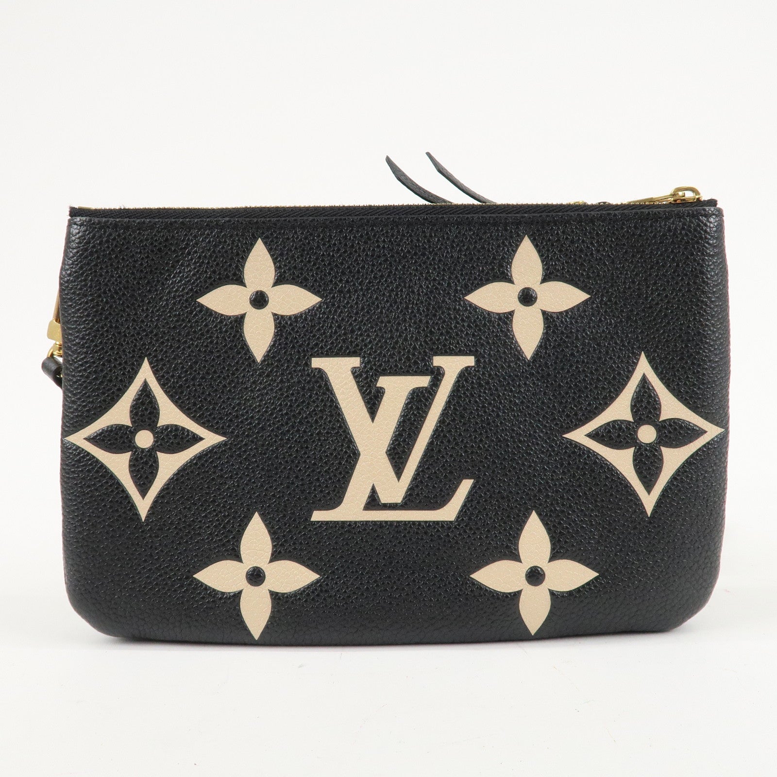 Louis Vuittton Monogram Empreinte Bicolor Pochette Double Zip Used